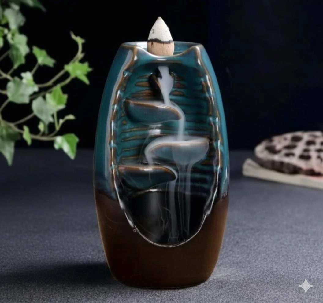 Şelale Brülör Tasarımlı Seramik Geri Akışlı Tütsülük