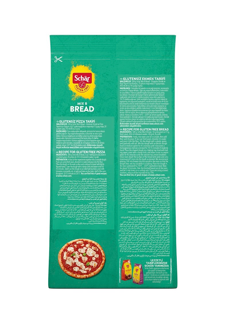 Schar Mix B Bread Glutensiz Ekmek ve Pizza Unu 1000 GR