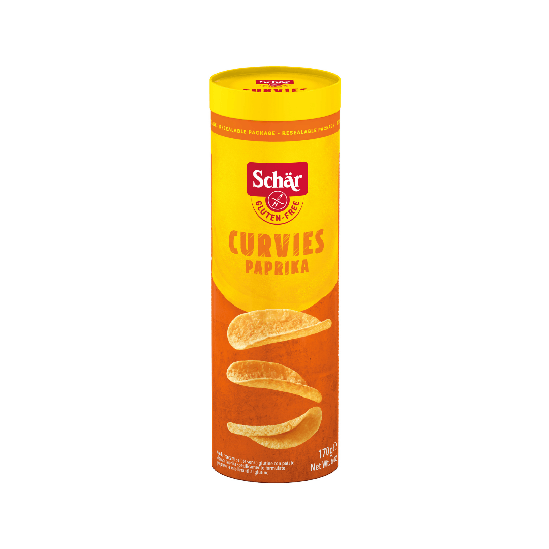 Schar Curvies Paprika Glutensiz Cips