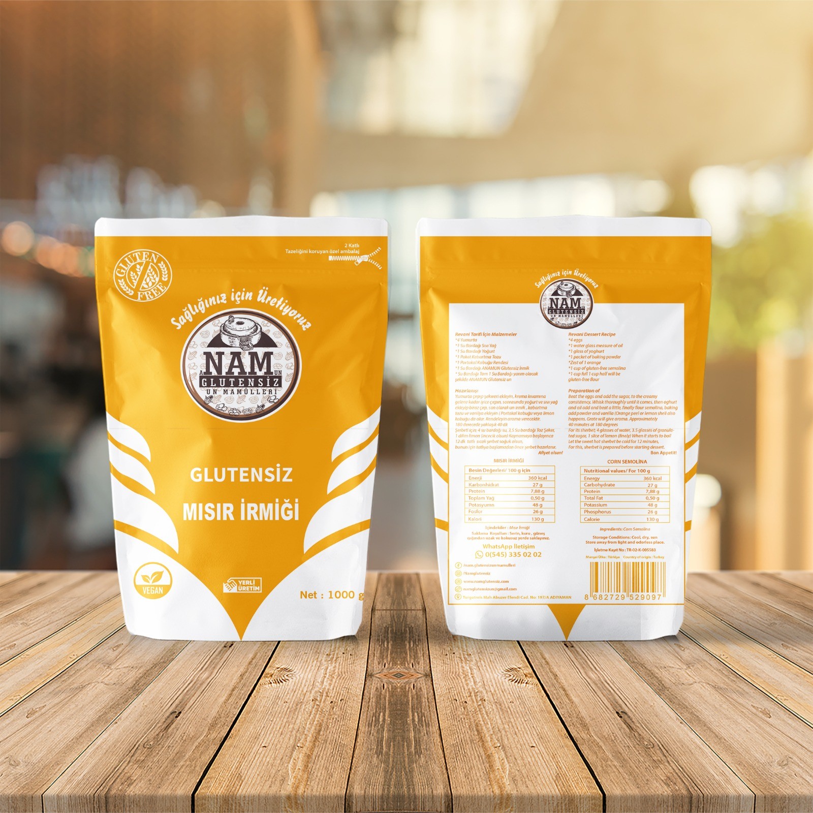 Glutensiz Mısır İrmiği 