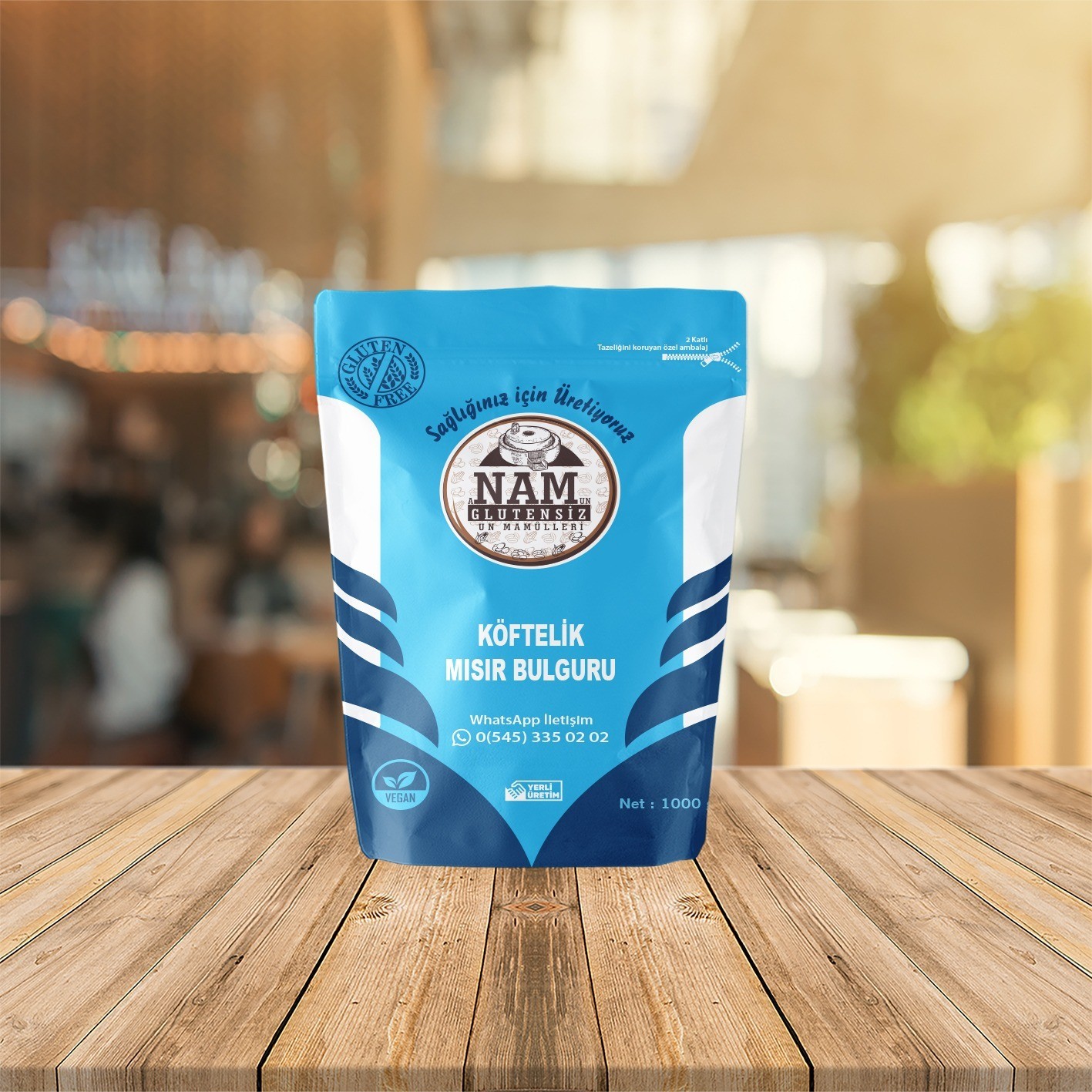 Glutensiz Köftelik Mısır Bulguru 