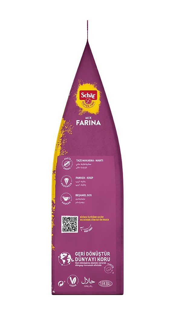 Schar Mix Farina Glutensiz Makarna,Mantı Unu