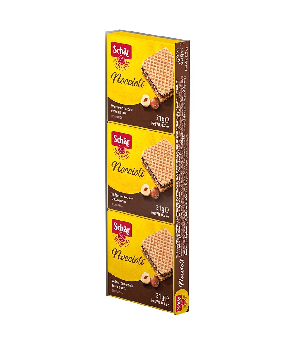 Schar Noccioli Glutensiz Fındıklı Gofret (3x21g)