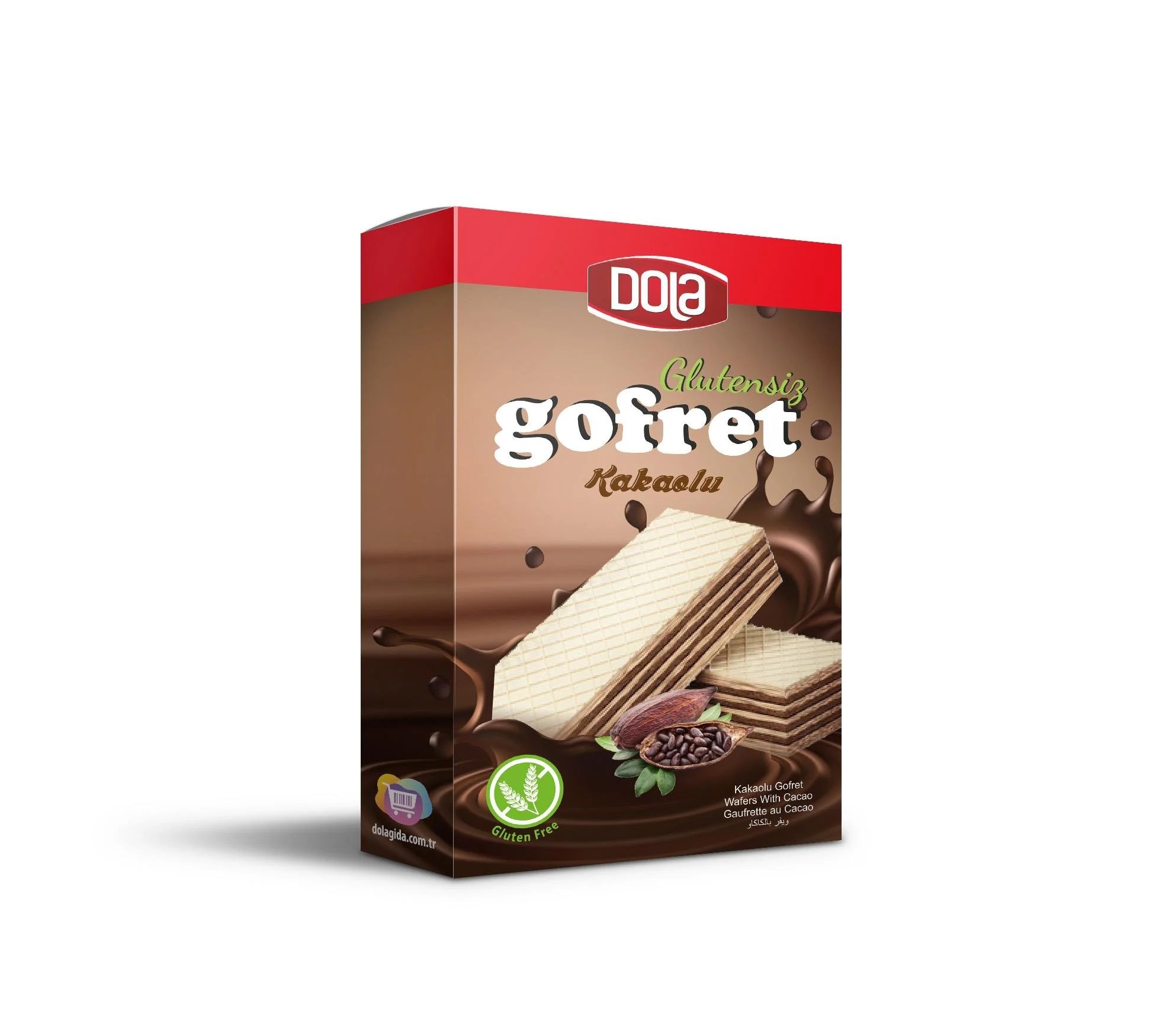 Dola Glutensiz Kakaolu Gofret 100 gr