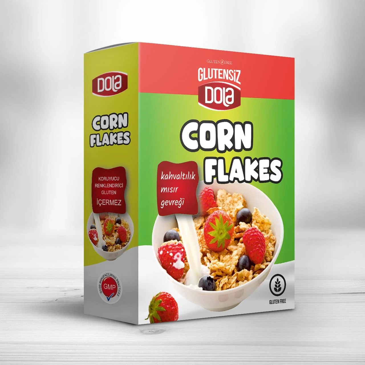 Dola Glutensiz Mısır Gevreği Corn Flakes 300 gr