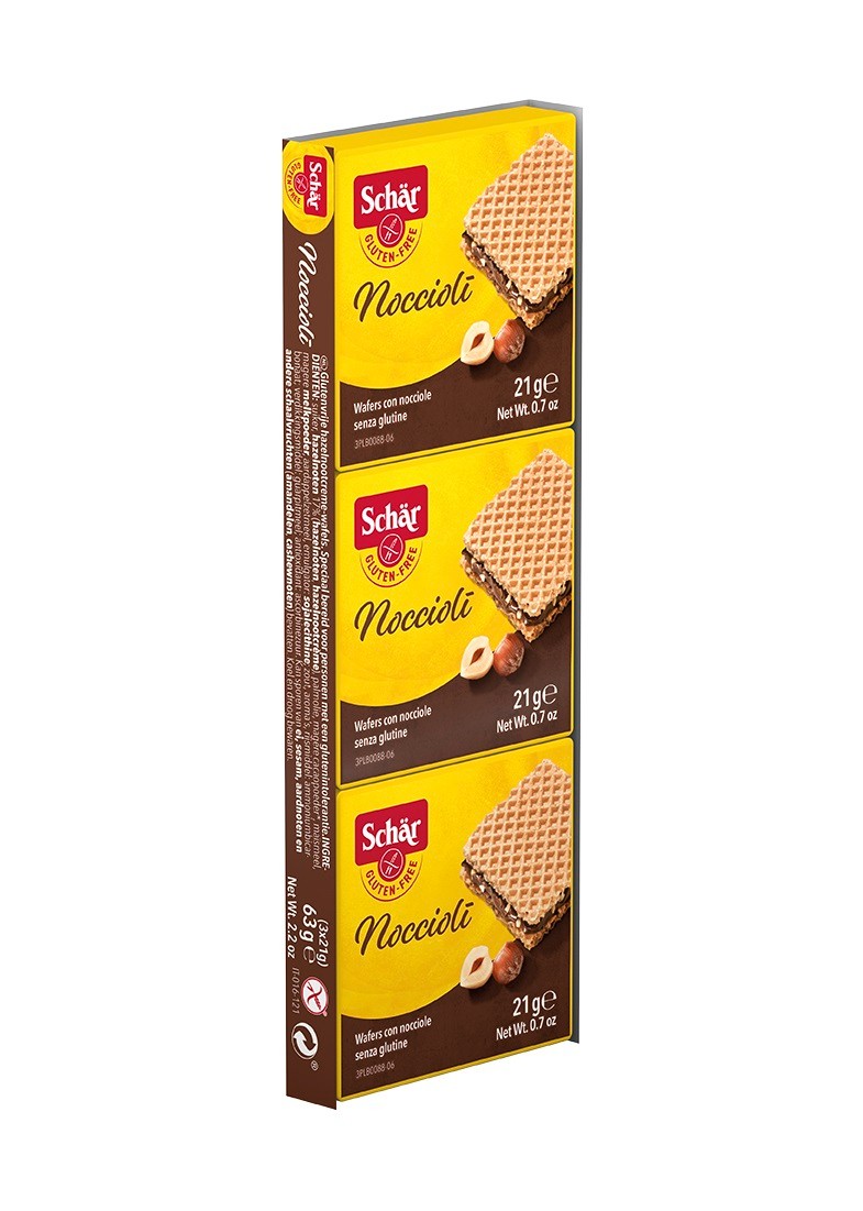 Schar Noccioli Glutensiz Fındıklı Gofret (3x21g)