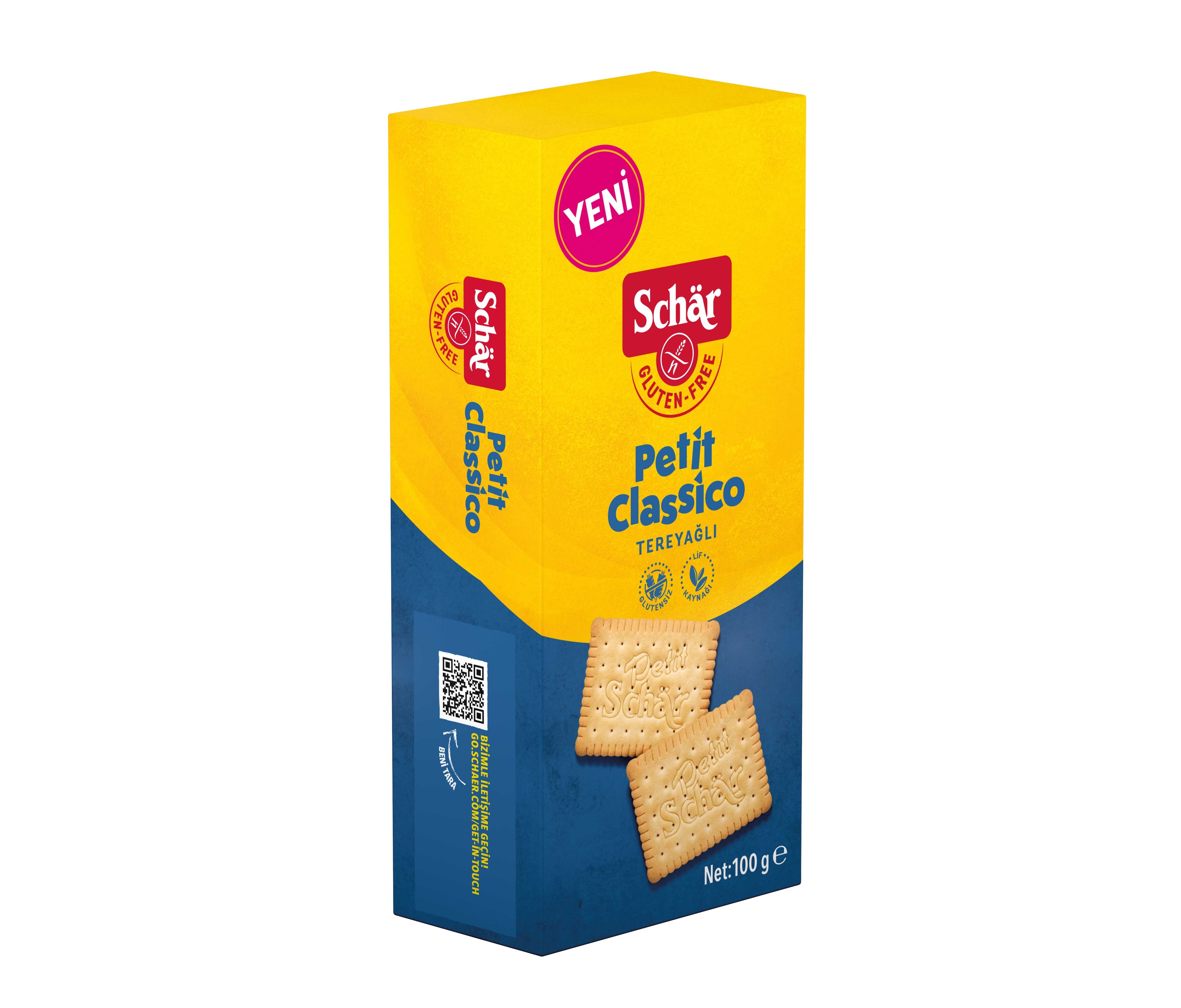 Schar Glutensiz Petit Classico Tereyağlı Bisküvi