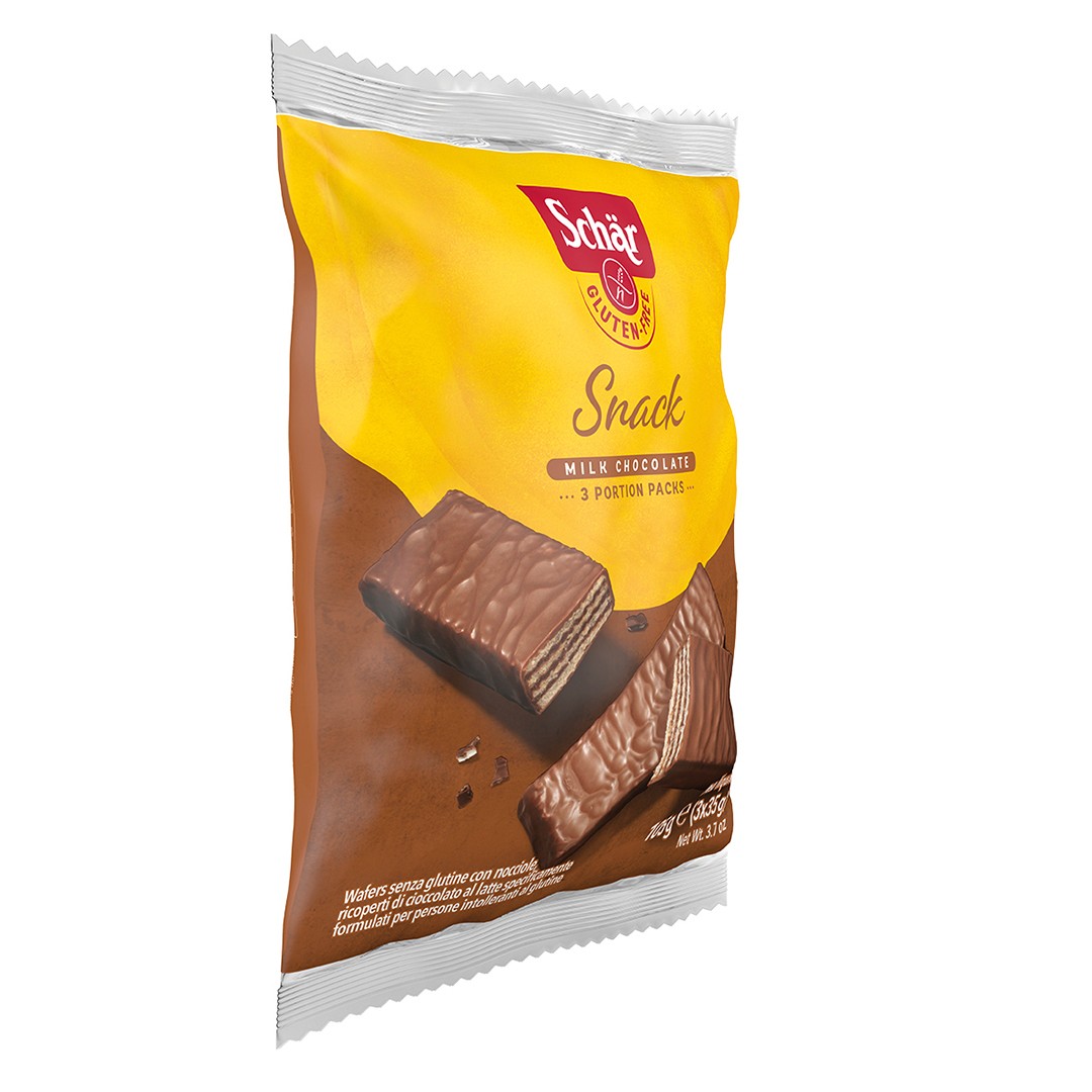 Schar Snack Glutensiz Sütlü Çikolata Kaplı Fındıklı Gofret (3x35g)