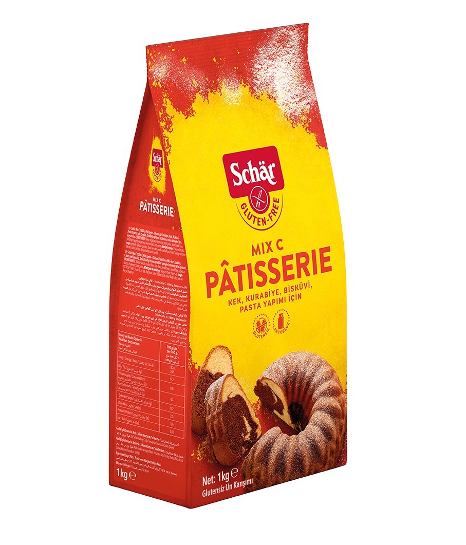 Schar Mix C Patisserie Glutensiz Kek, Glutensiz Kurabiye, Glutensiz Pasta Unu