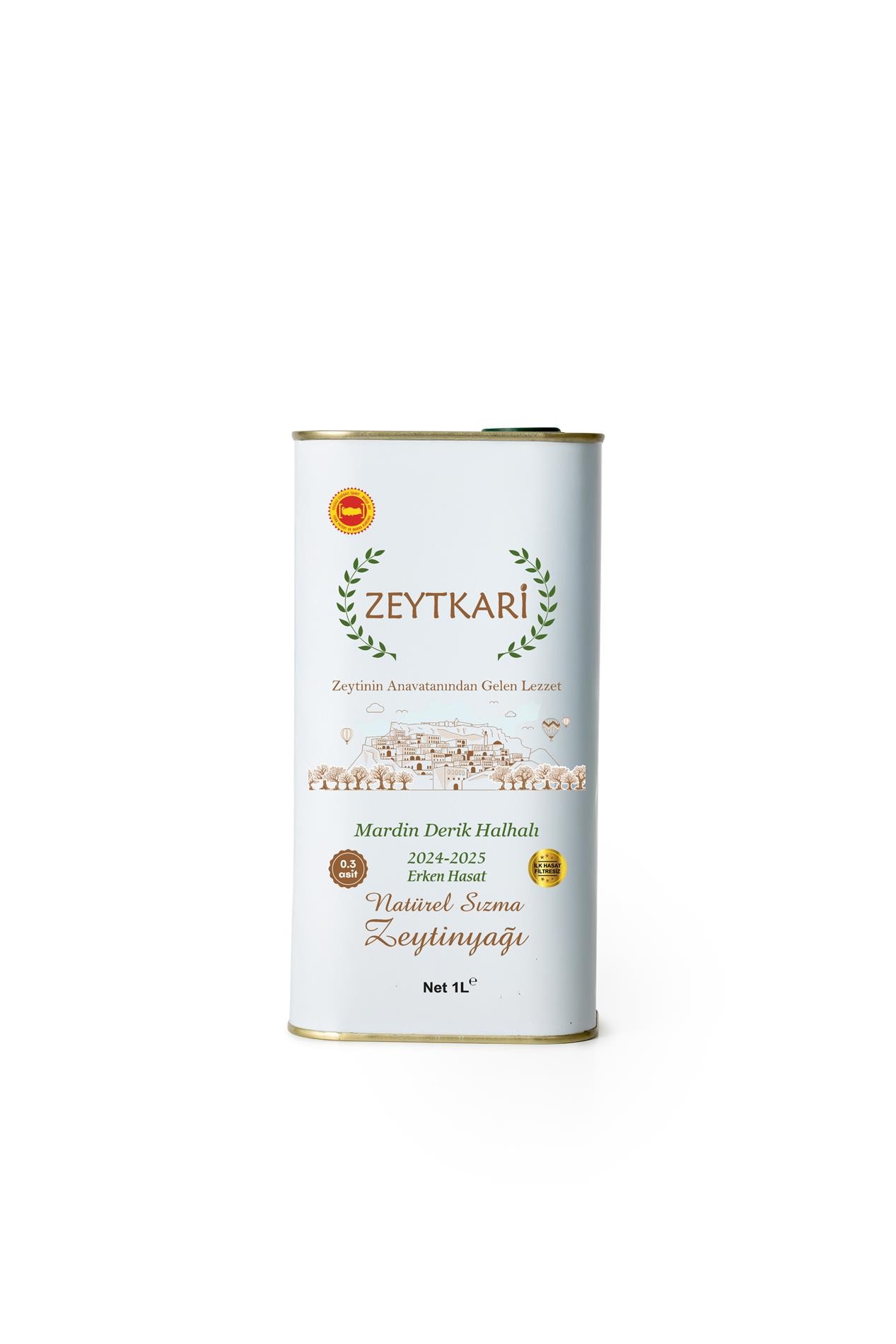 Zeytkari Erken Hasat Zeytinyağı Net 1 L