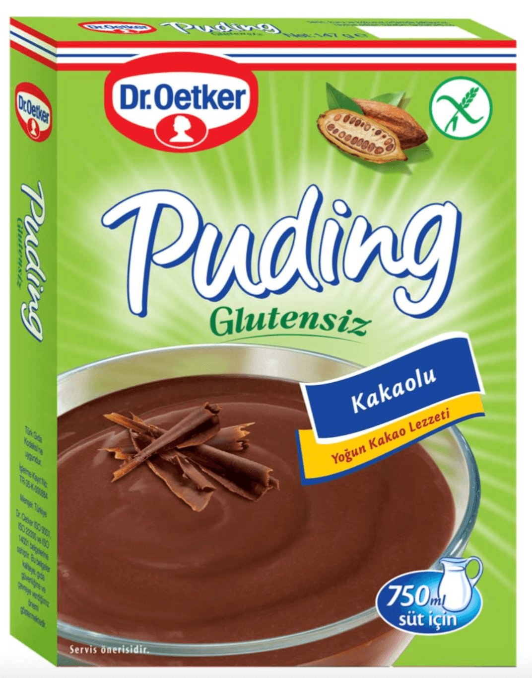 Dr. Oetker Glutensiz Puding Kakaolu