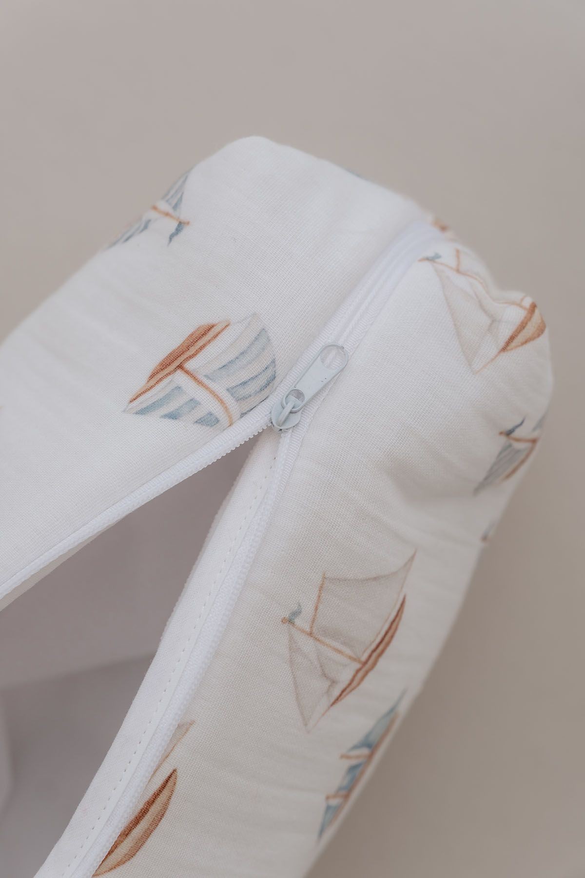 Müslin Bakım Çantası - Pureline Series - Sail Boats