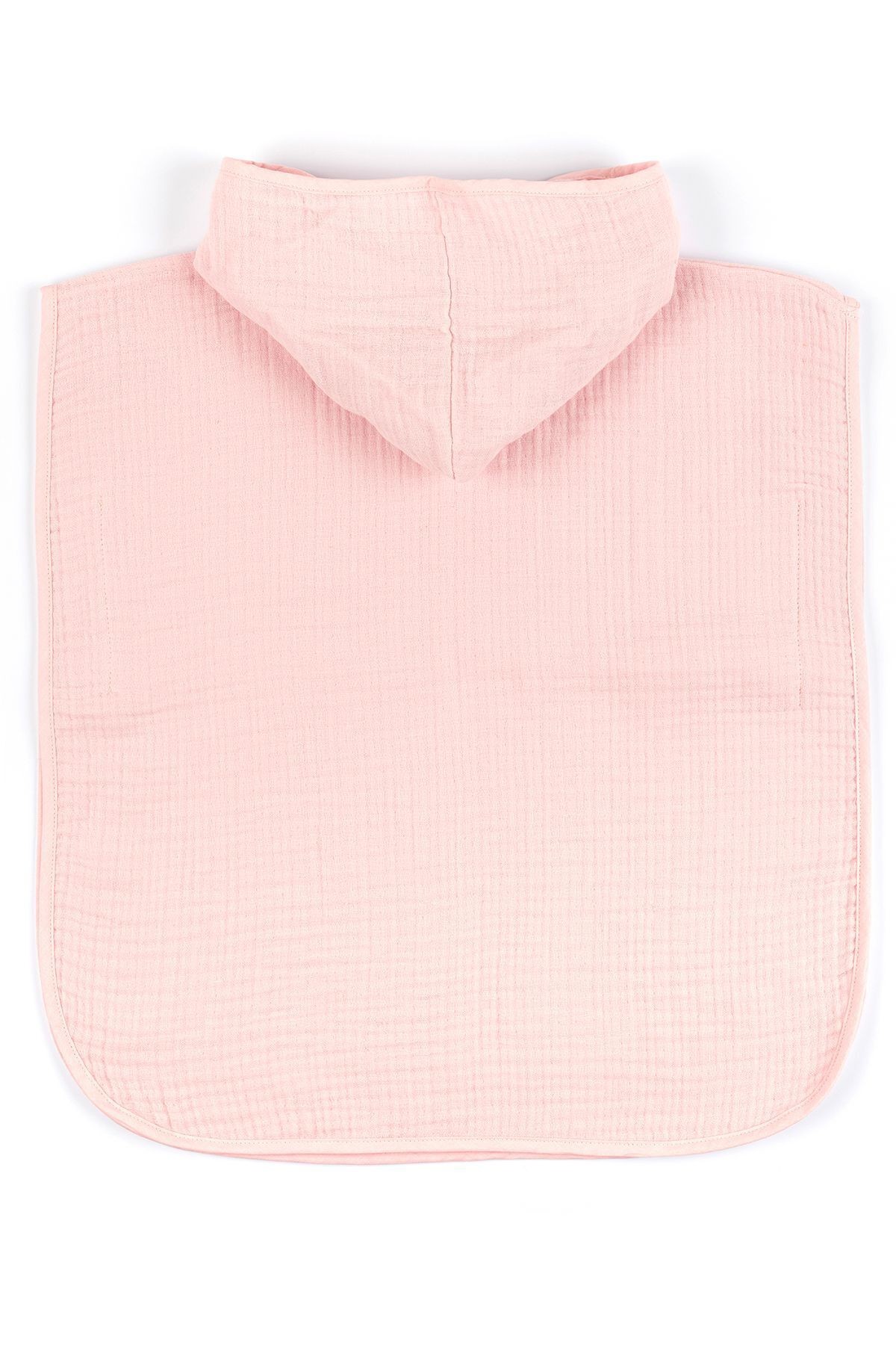 4 Kat Müslin Panço - Policolor Serisi - Bow - toz pembe