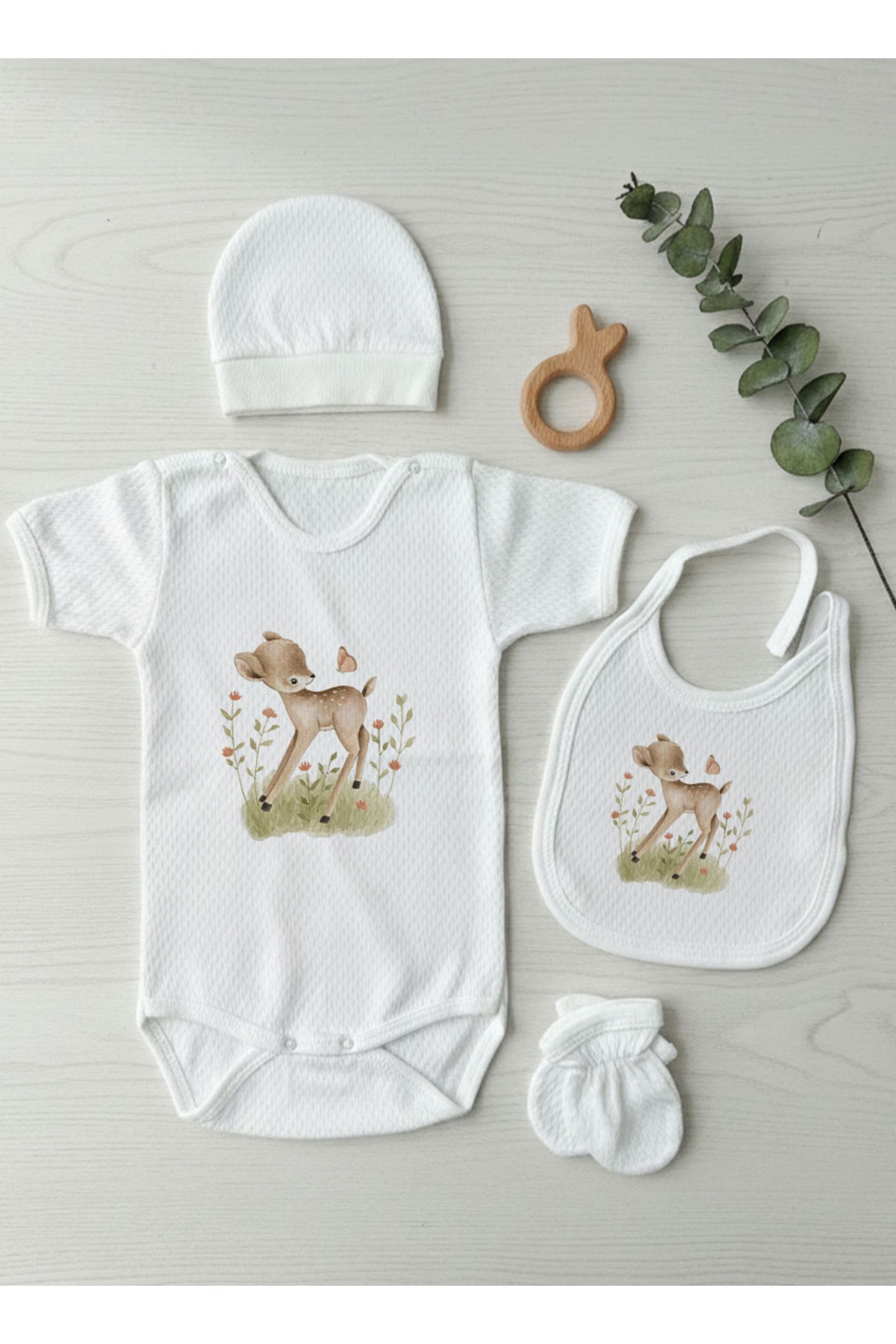Jakarlı Body Seti - Little Baby - Little Gazelle