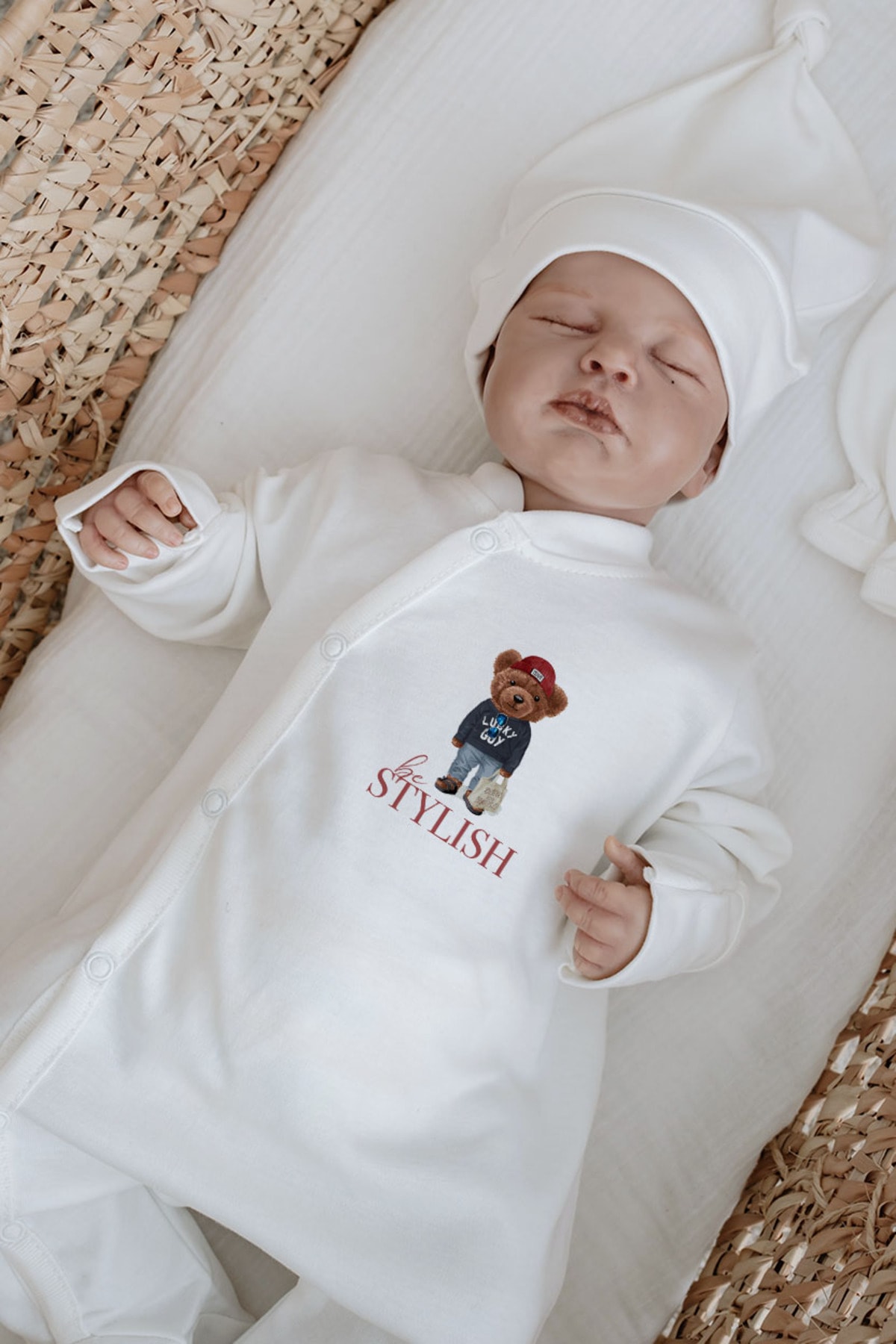 Organik 6'lı Hastane Çıkışı - Pure Baby - Sportmen Ayıcık
