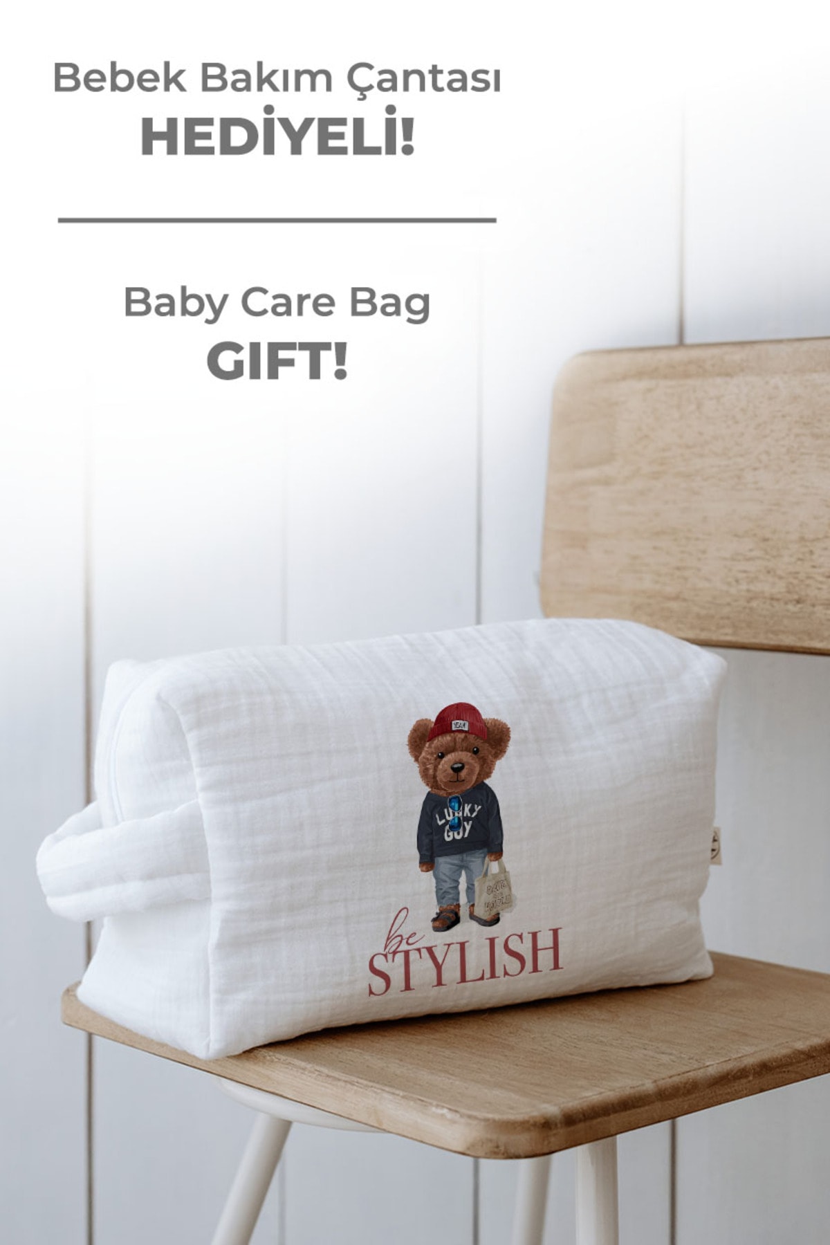 Organik 6'lı Hastane Çıkışı - Pure Baby - Sportmen Ayıcık