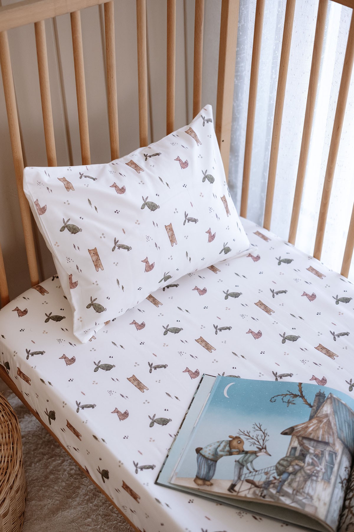 Tba Collection 60x120 Poplin Lastikli Çarşaf  - Woodland