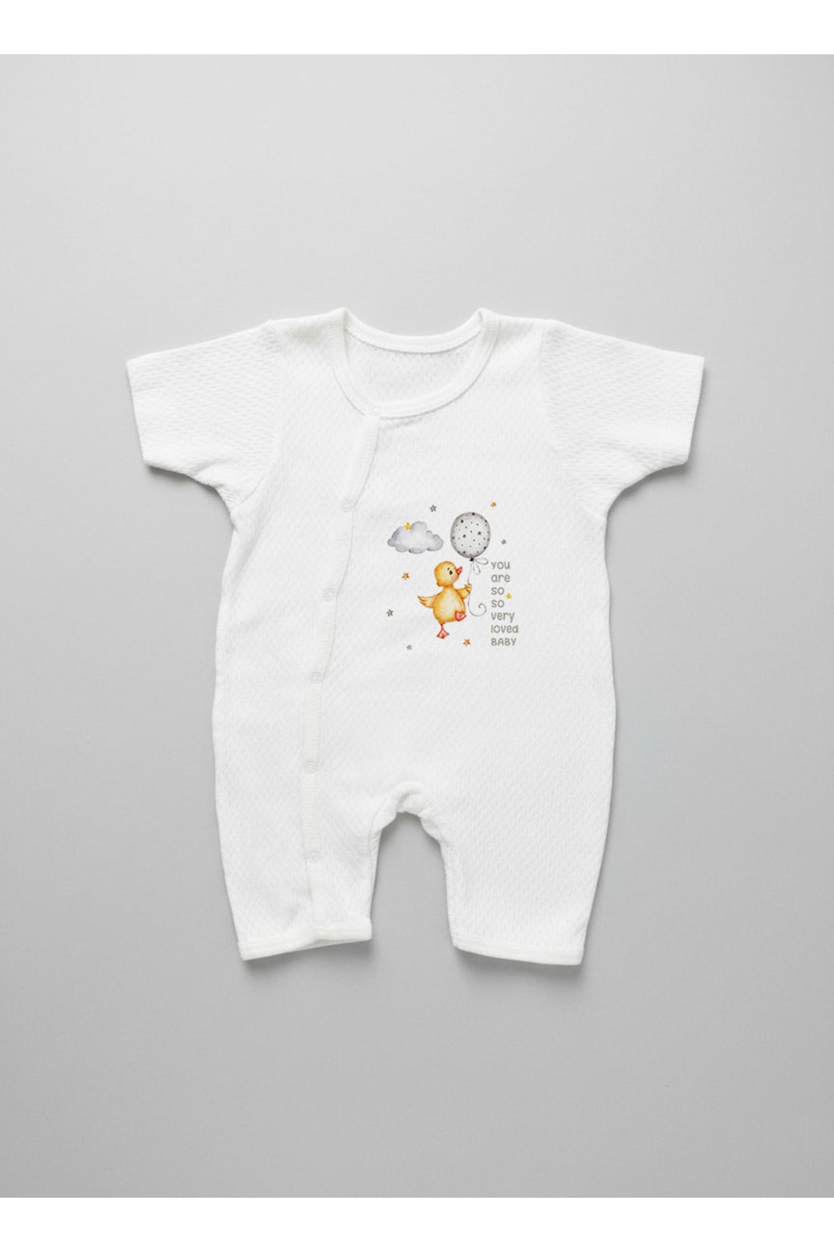 Jakarlı Romper Body - For Baby - Sevimli Ördek