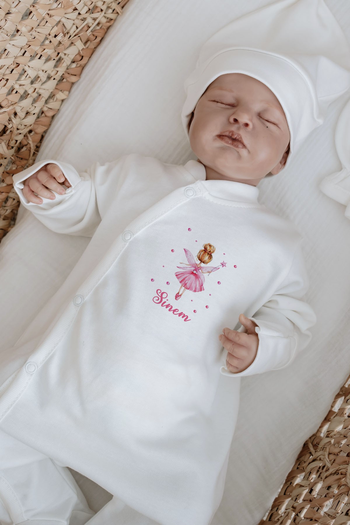 Organik Tulum - For Baby - Pembe Peri