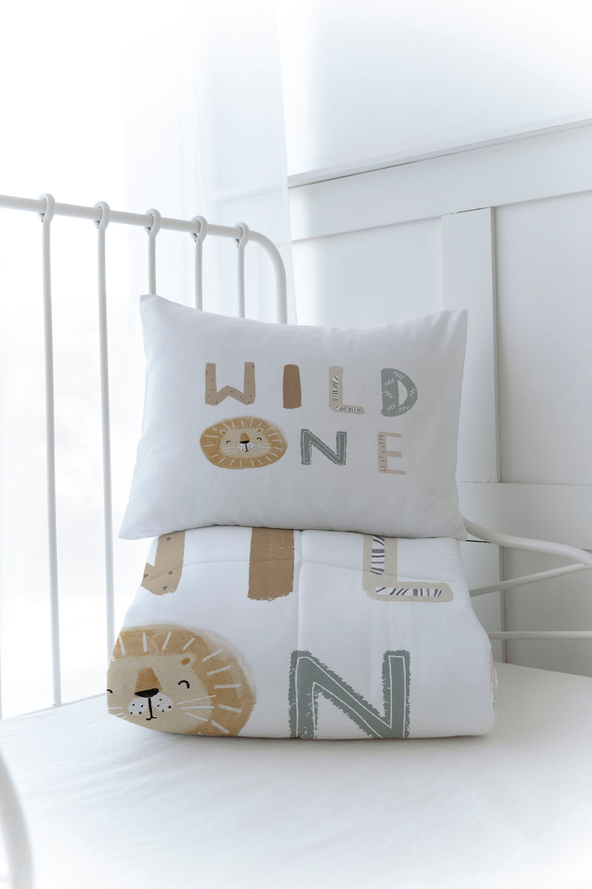 Organik Baskılı Yorgan Seti - Royal Series - Wild One
