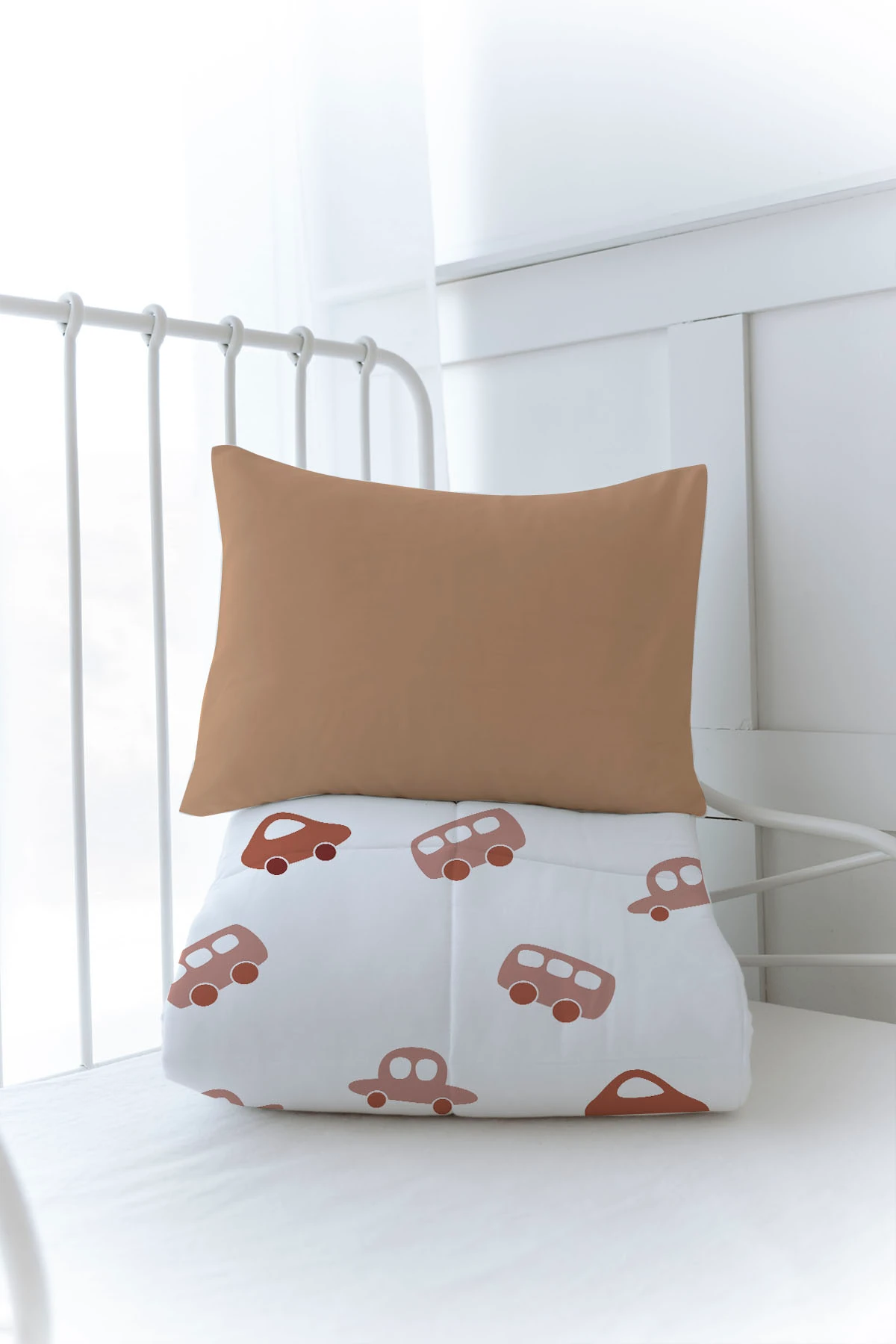 Organik Baskılı Yorgan Seti - Zezig x Royal Series - Blue