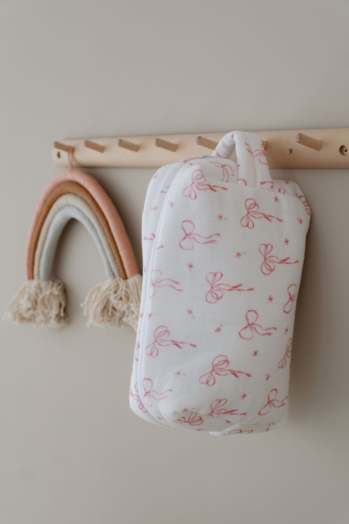 Müslin Bakım Çantası - Pureline Series - Dainty Bows