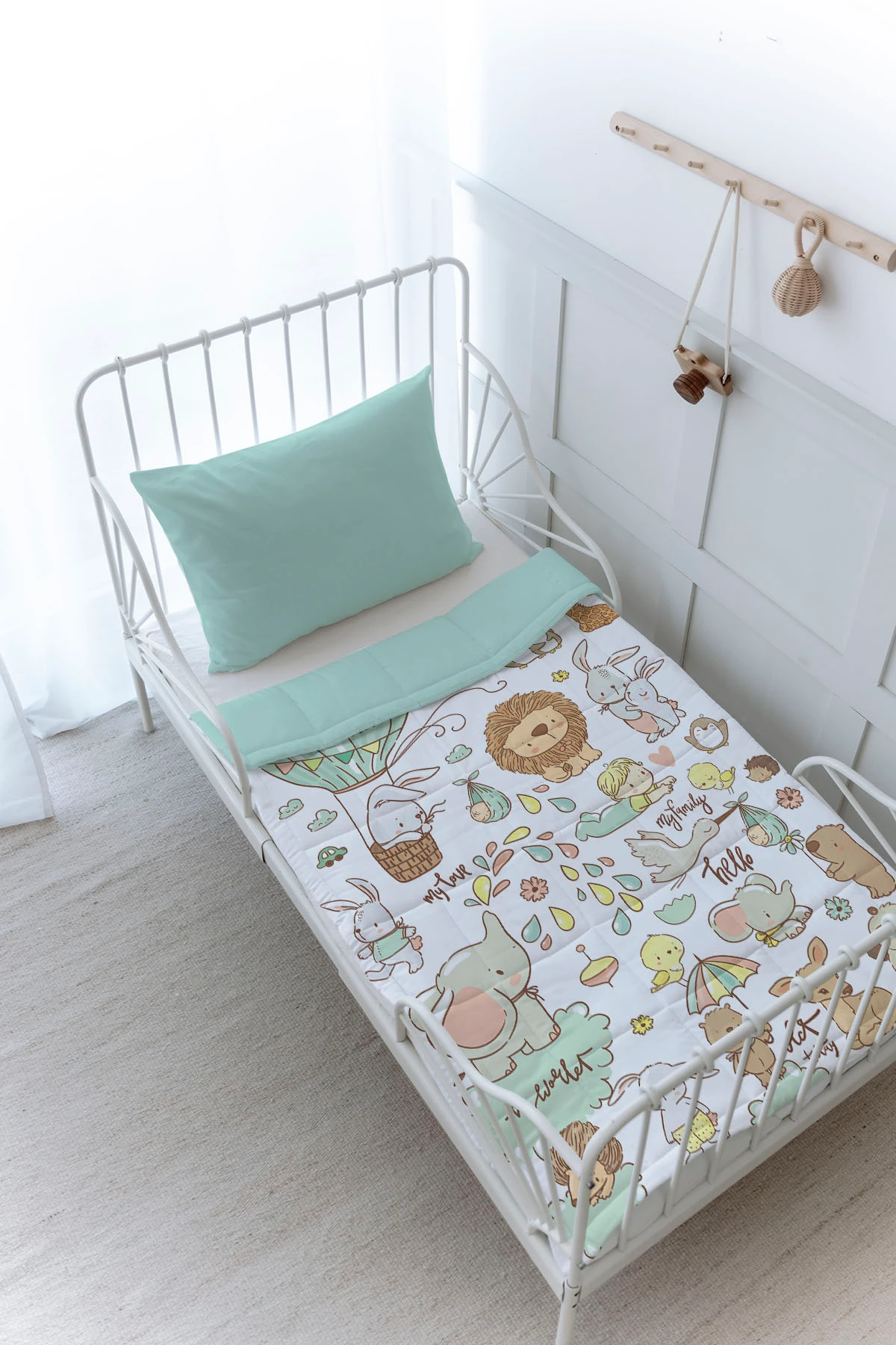 Organik Baskılı Yorgan Seti - Royal Series - Magical Unicorn