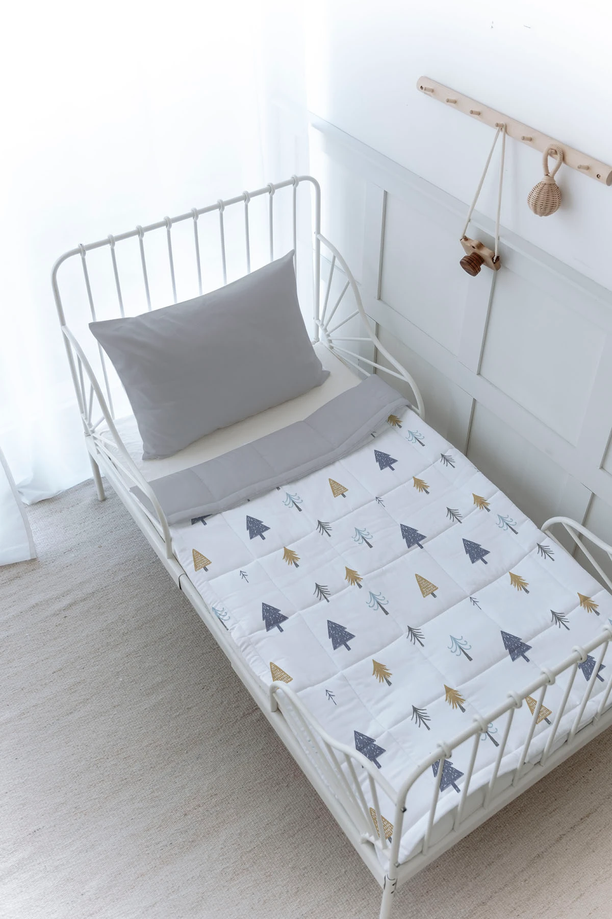 Organik Baskılı Yorgan Seti - Royal Series - Baby Giraffe