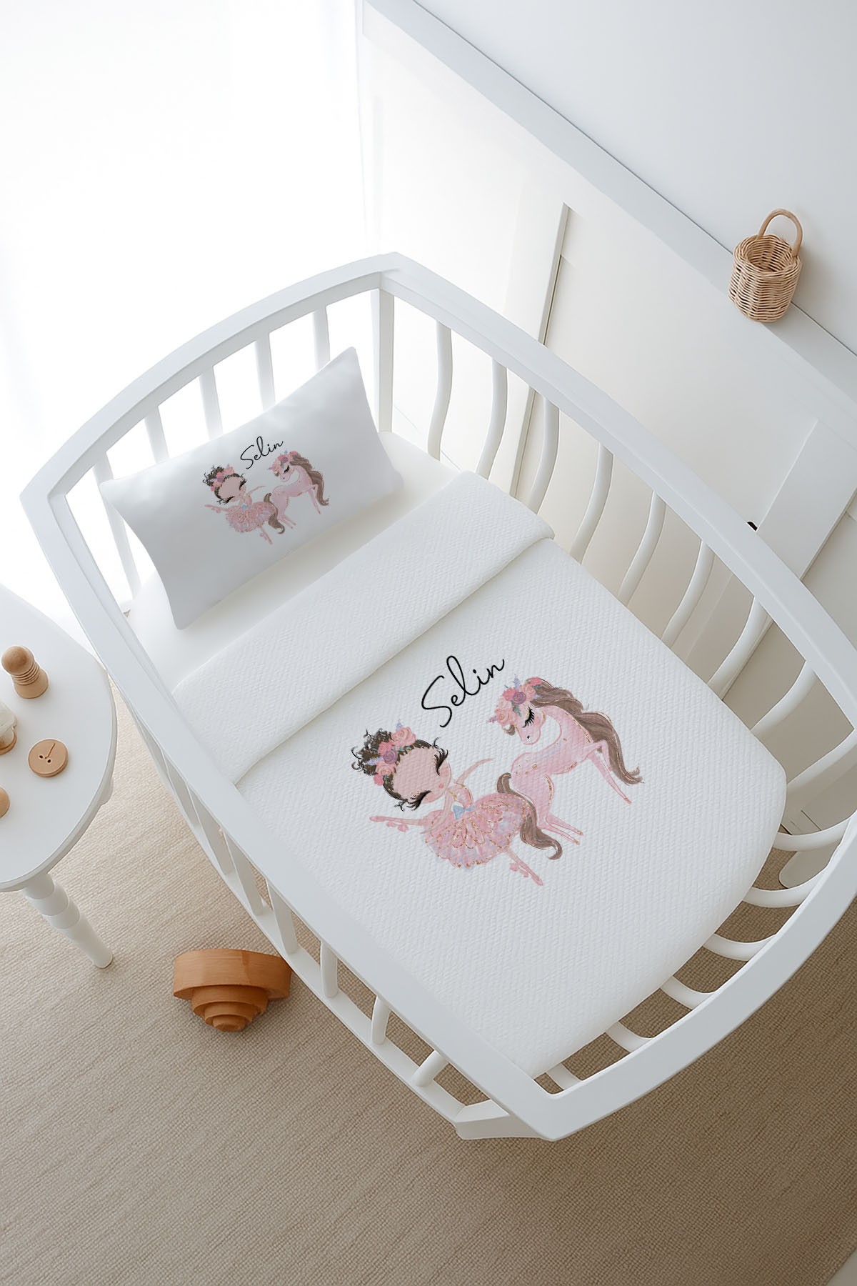 Pike Takımı - For Baby - Pembe Tütülü Balerin ve Unicorn