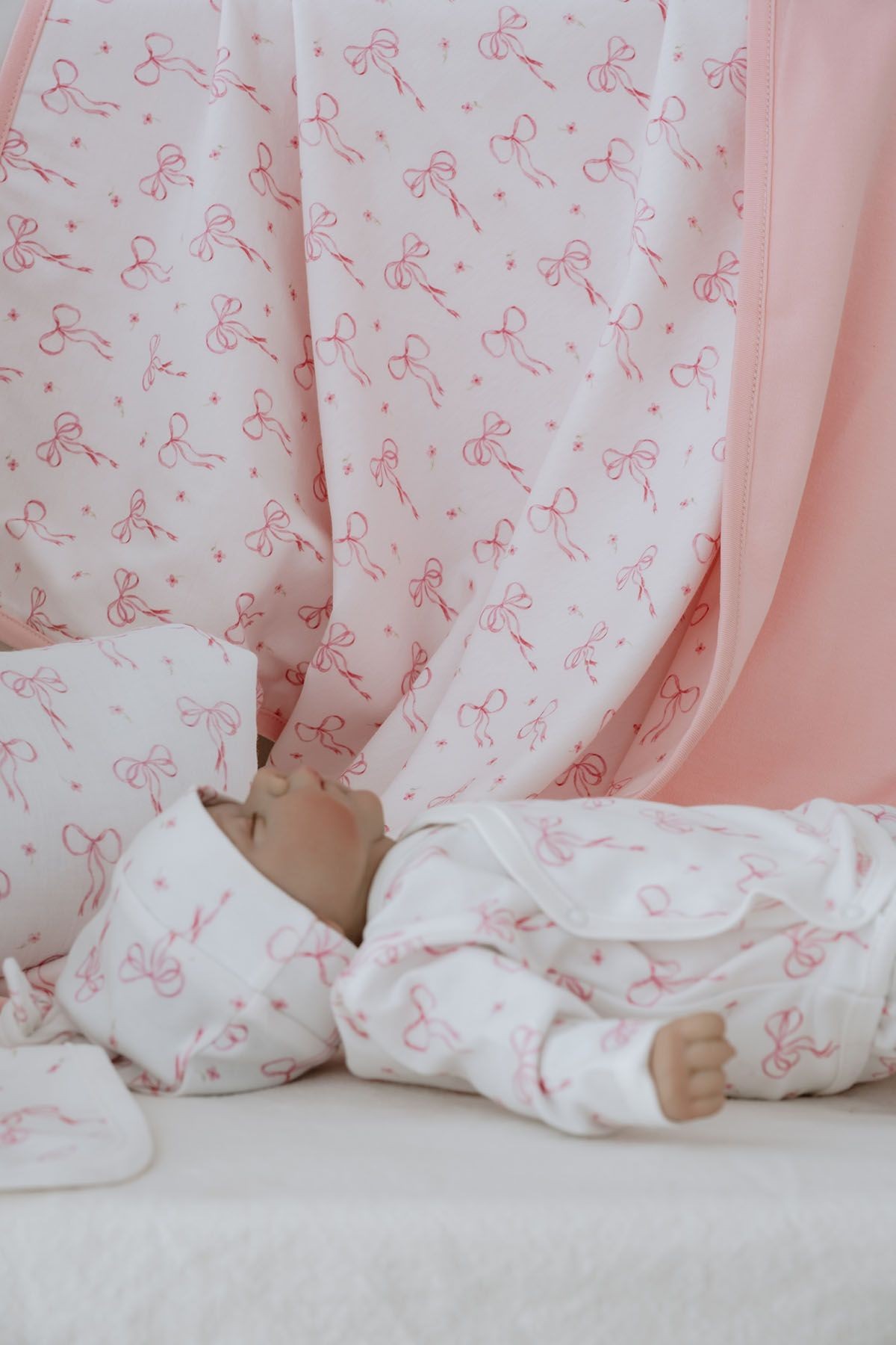 Organik Hastane Çıkışı - Pureline Series - Dainty Bows