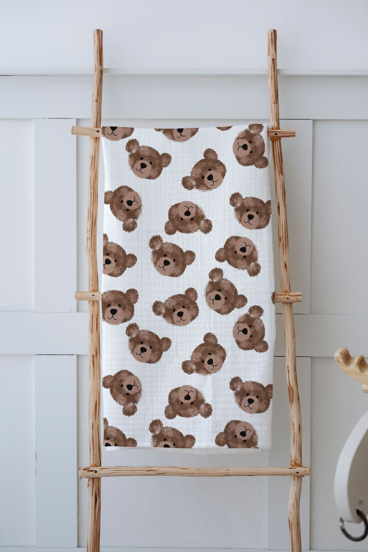 4 Kat Müslin Battaniye (100x120) - Tiny Bear