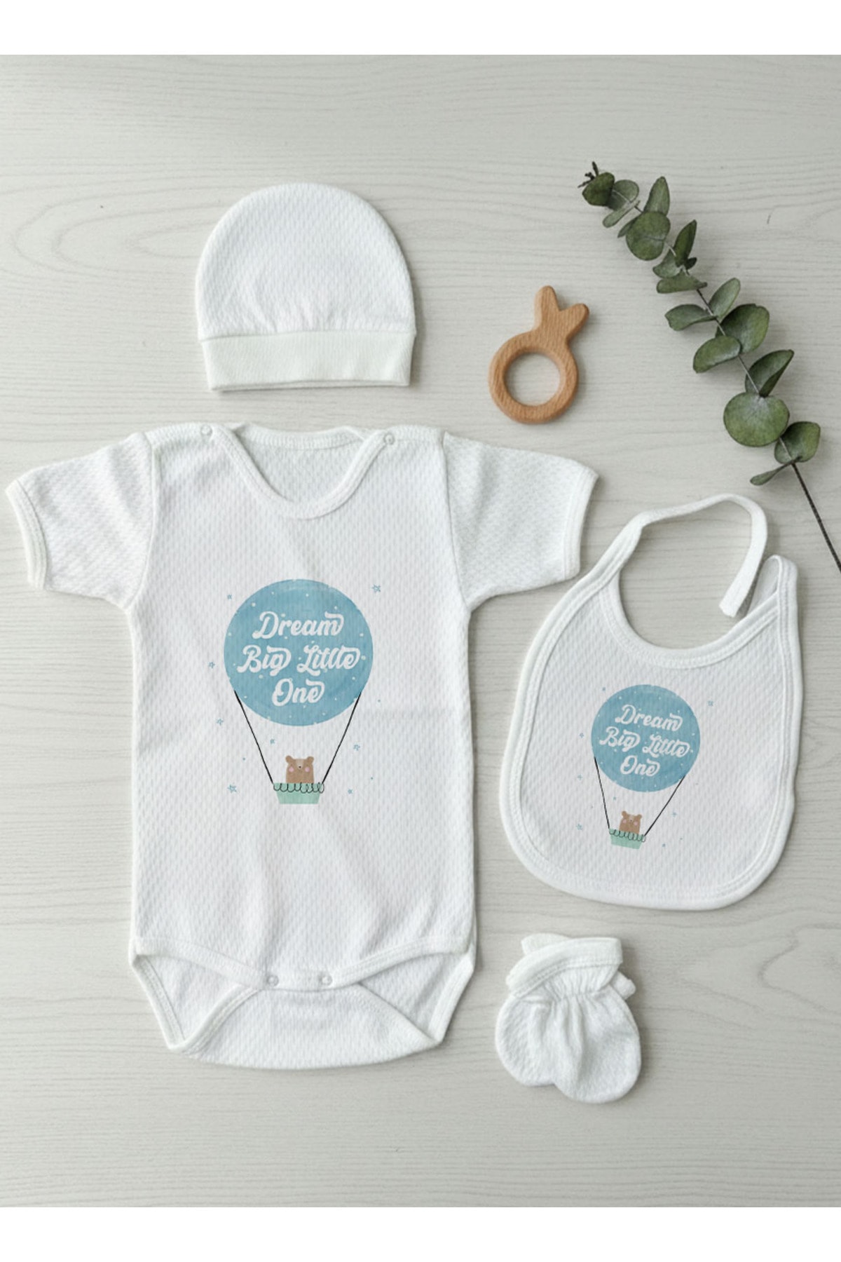 Jakarlı Body Seti - Pure Baby - Bear Dream