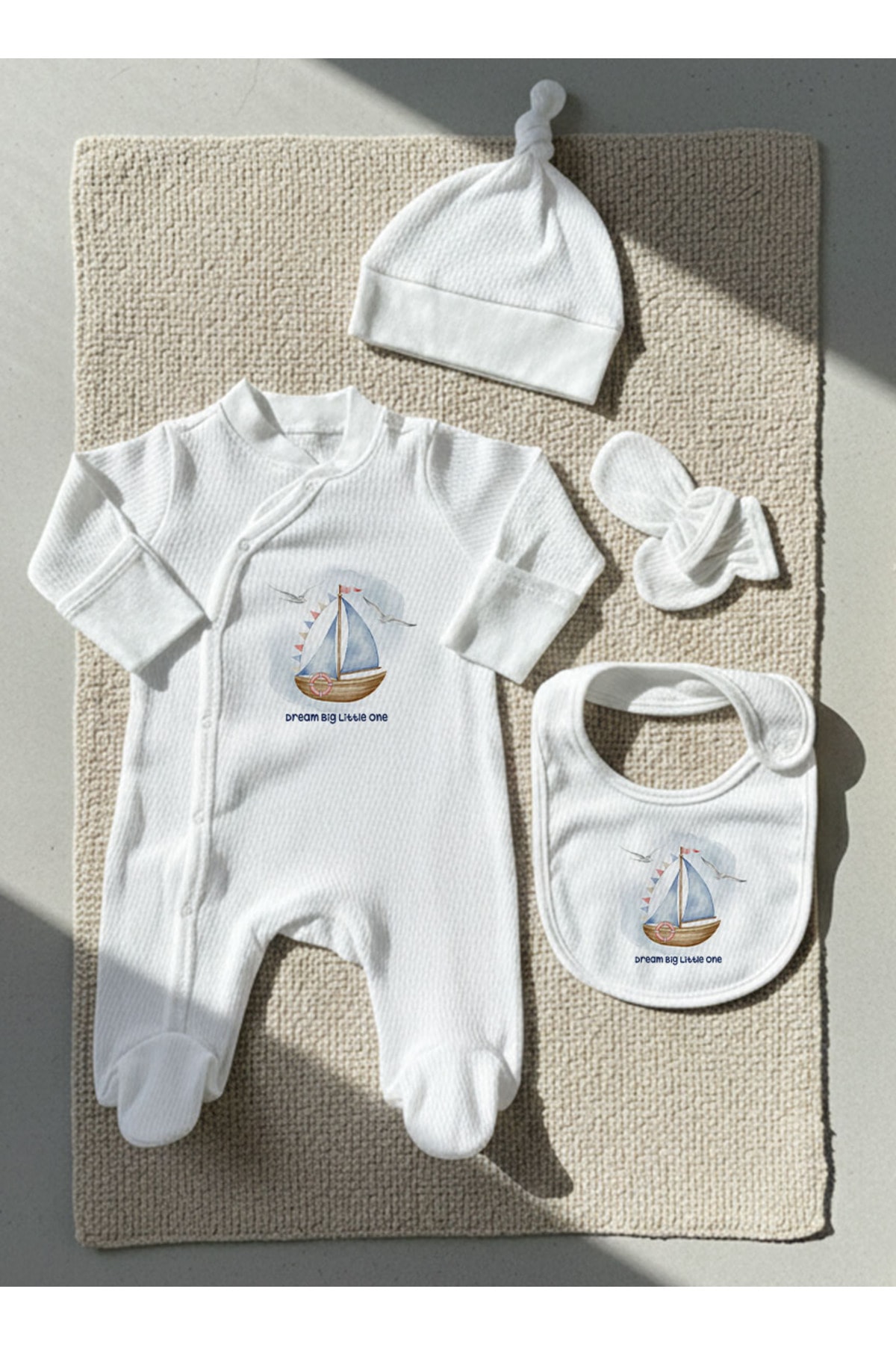Jakarlı Tulum Seti - For Baby - Little Sailor