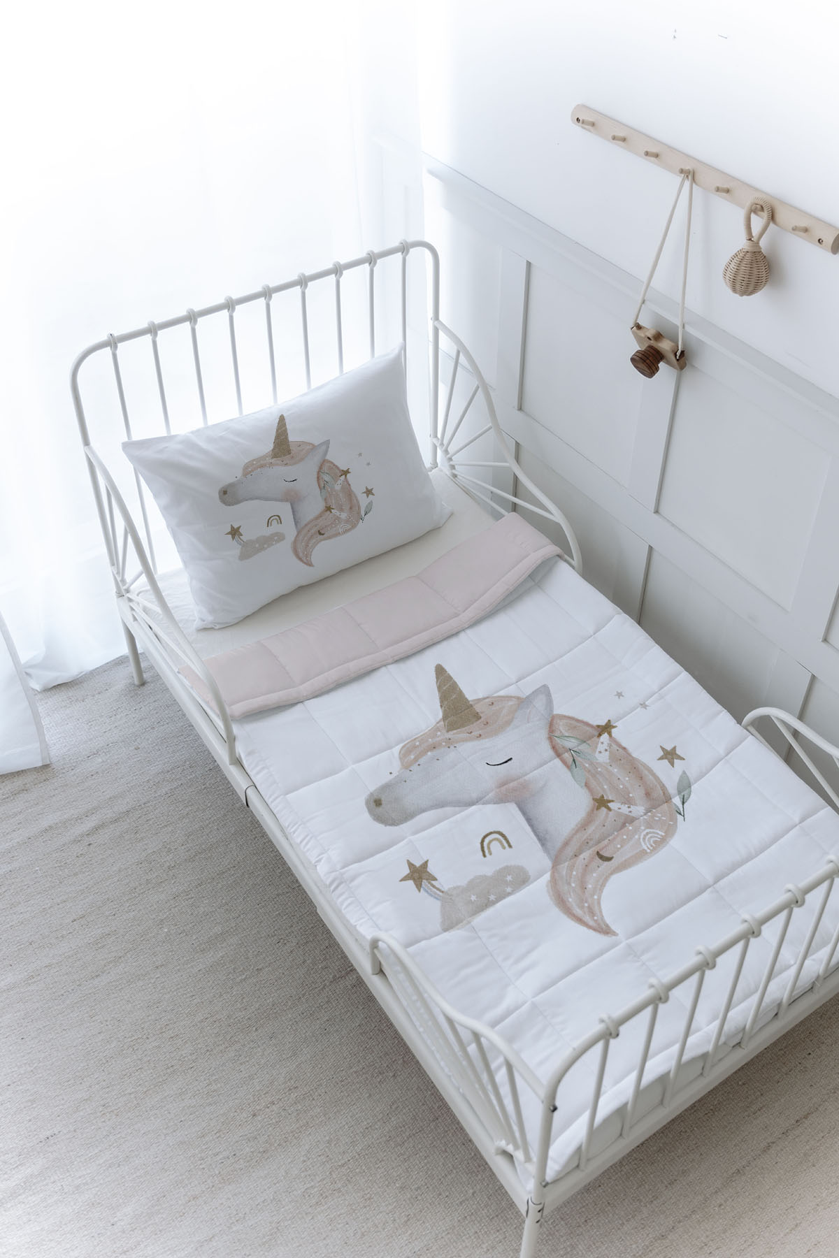Organik Baskılı Yorgan Seti - Royal Series - Unicorn Dream