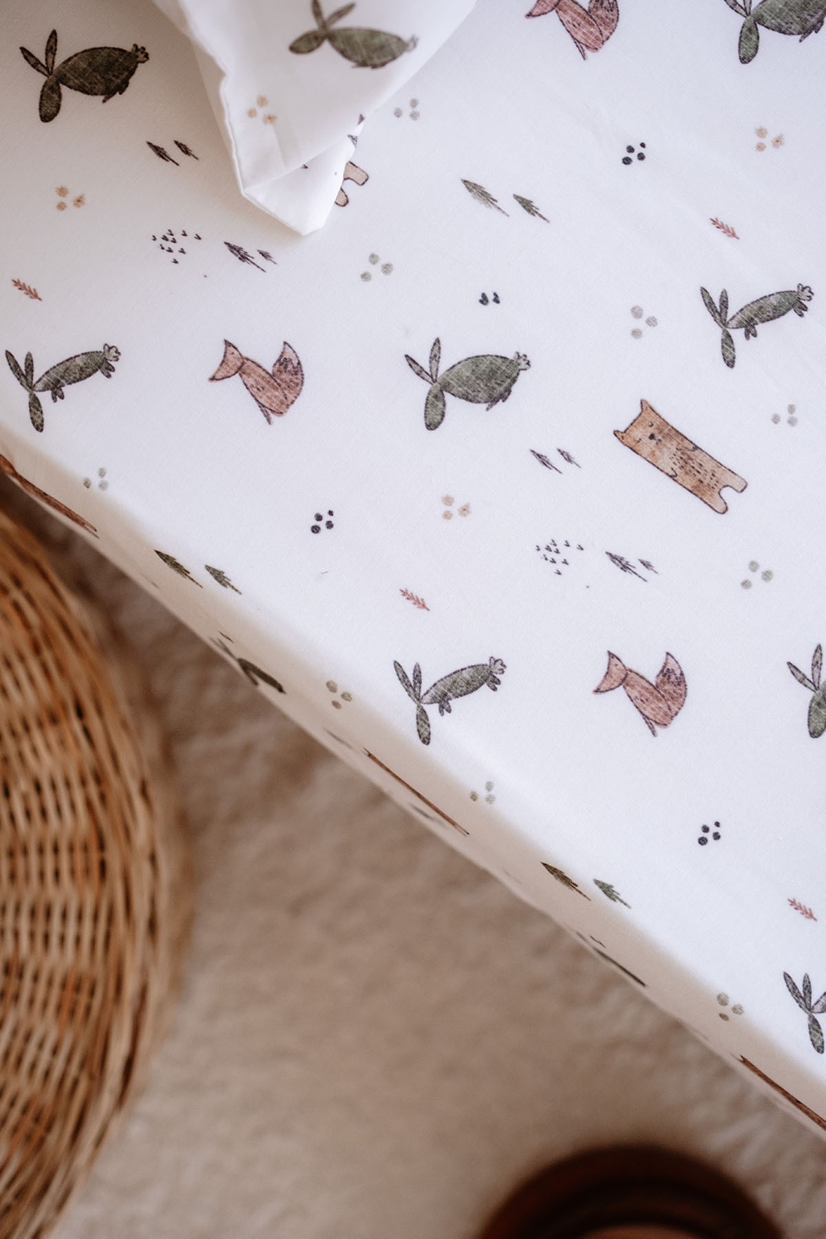 Tba Collection 60x120 Poplin Lastikli Çarşaf Seti - Woodland