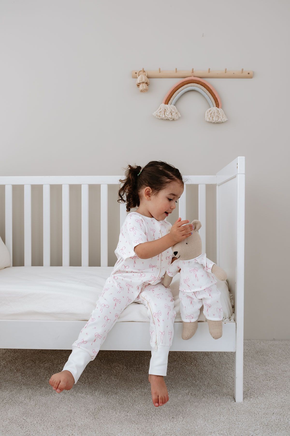 0.5 TOG Yazlık Bebek Ve Çocuk Uyku Tulumu - Pureline Series - Dainty Bows