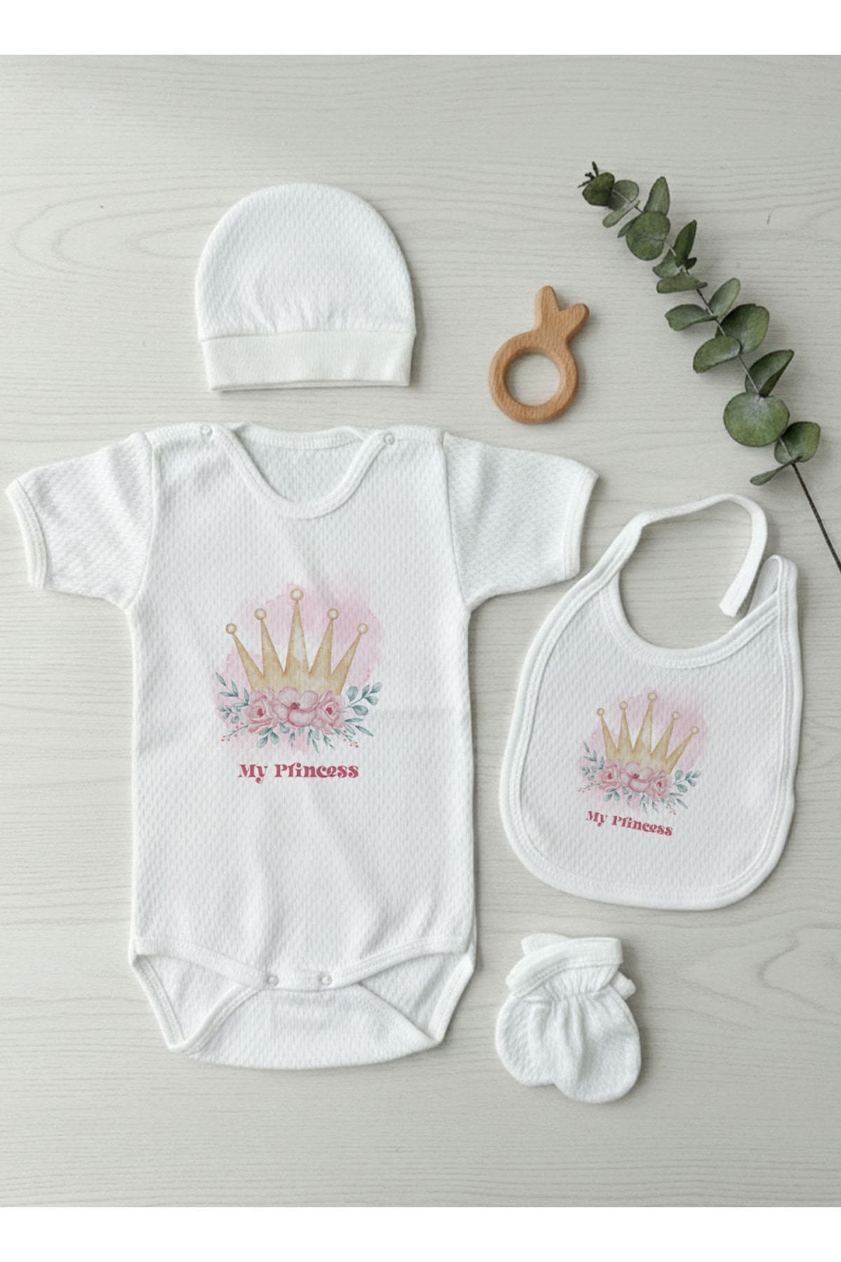 Jakarlı Body Seti - For Baby - Little Princess