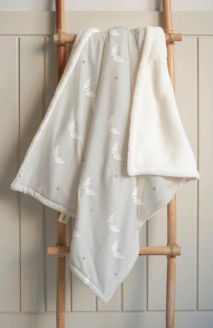 Minik Aylı Welsoft Battaniye - Mini Moons - 100x150cm