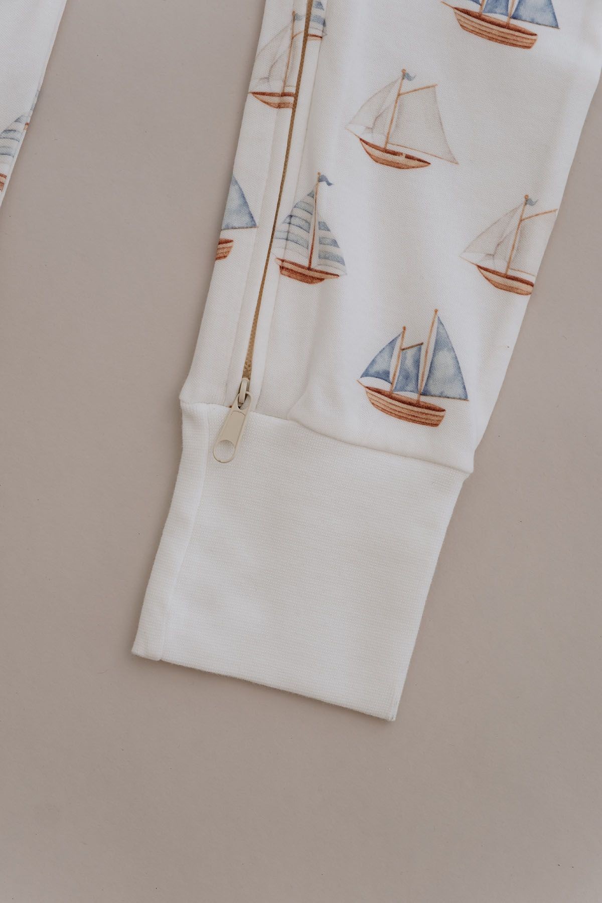 0.5 TOG Yazlık Bebek Ve Çocuk Uyku Tulumu - Pureline Series - Sail Boats