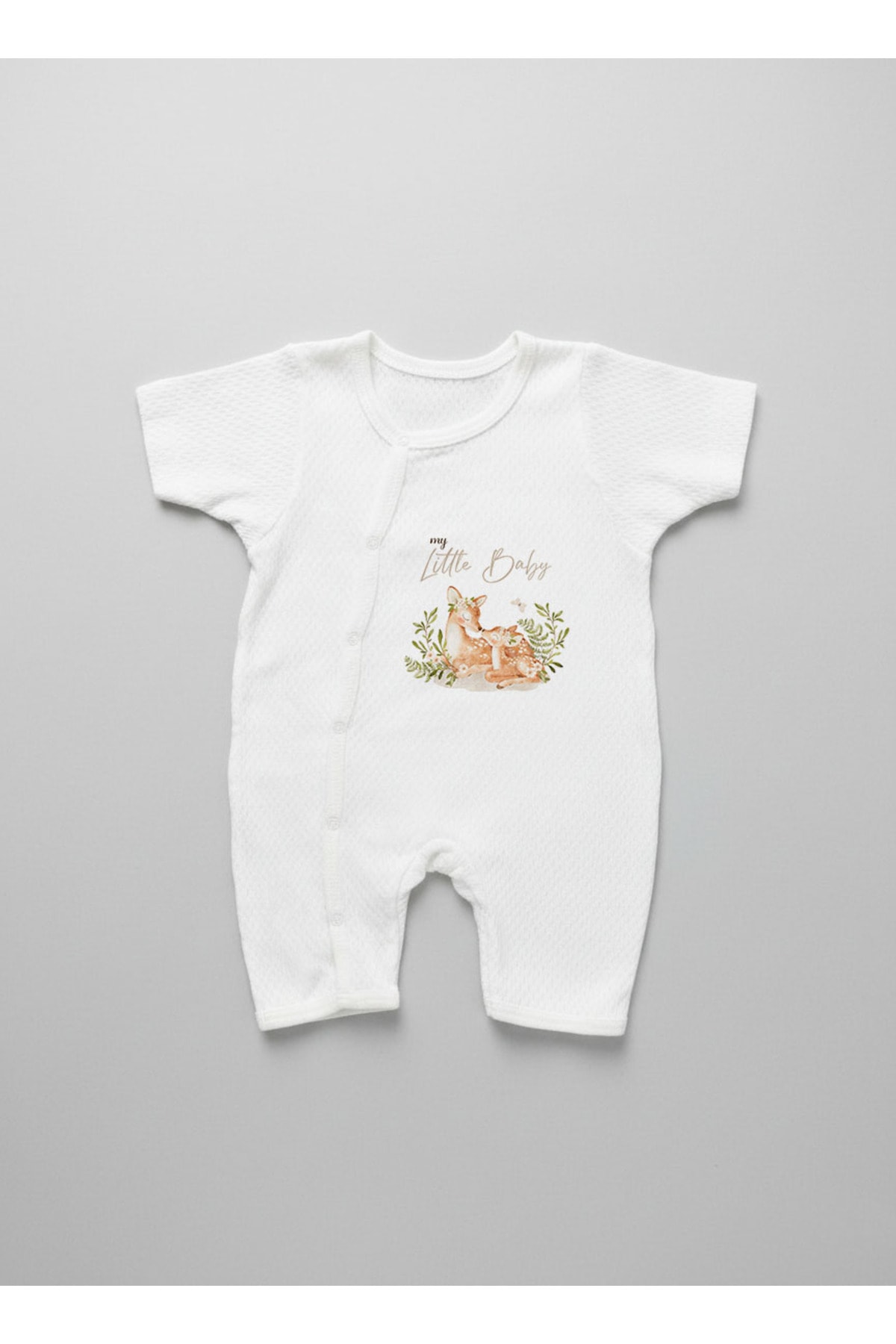Jakarlı Romper Body - For Baby - Mom and Baby Deer