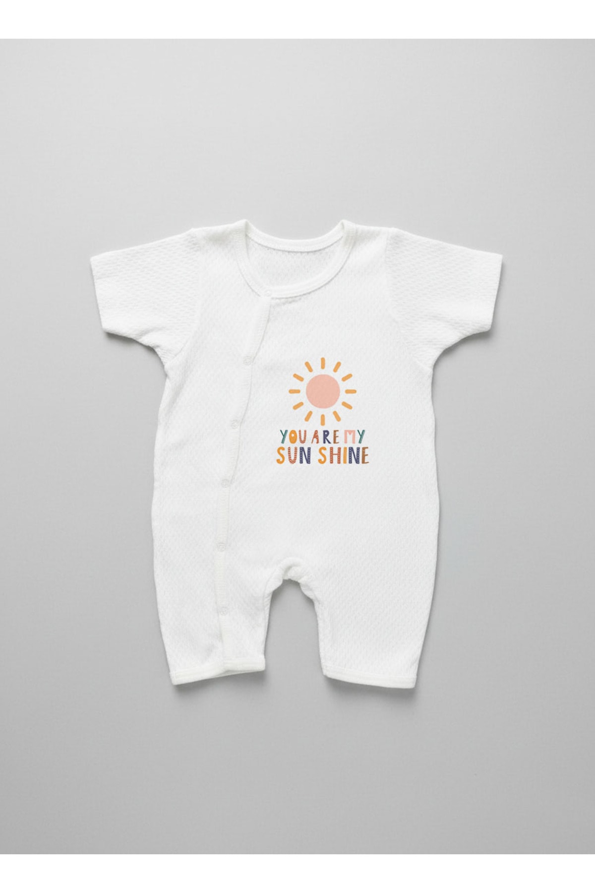 Jakarlı Romper Body - Little Baby - You Are My Sunshine