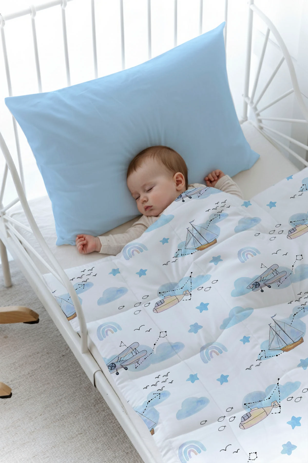 Organik Baskılı Yorgan Seti - Royal Series - Born in 2026