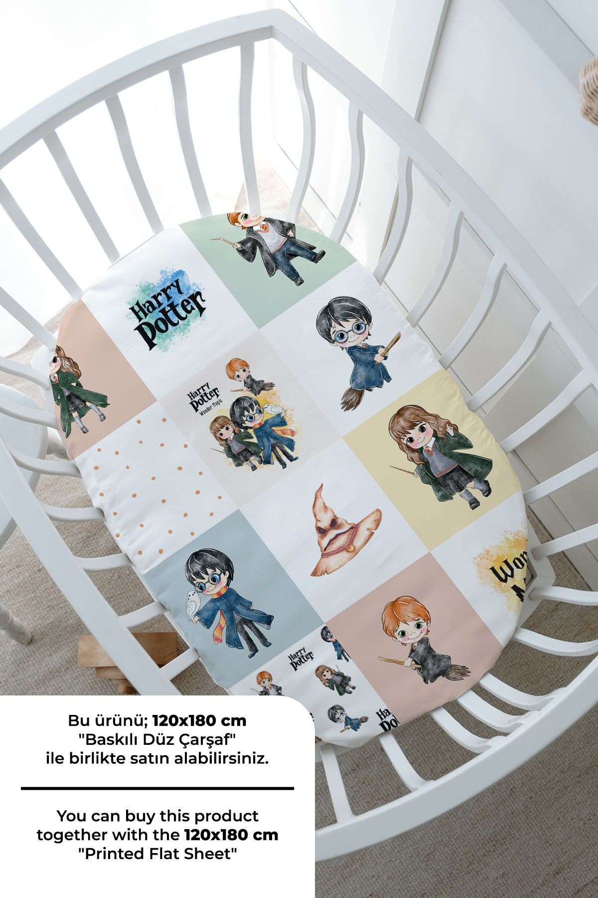 Bebek Boy Nevresim Takımı - Cartoon Serisi - Harry Potter Patchwork