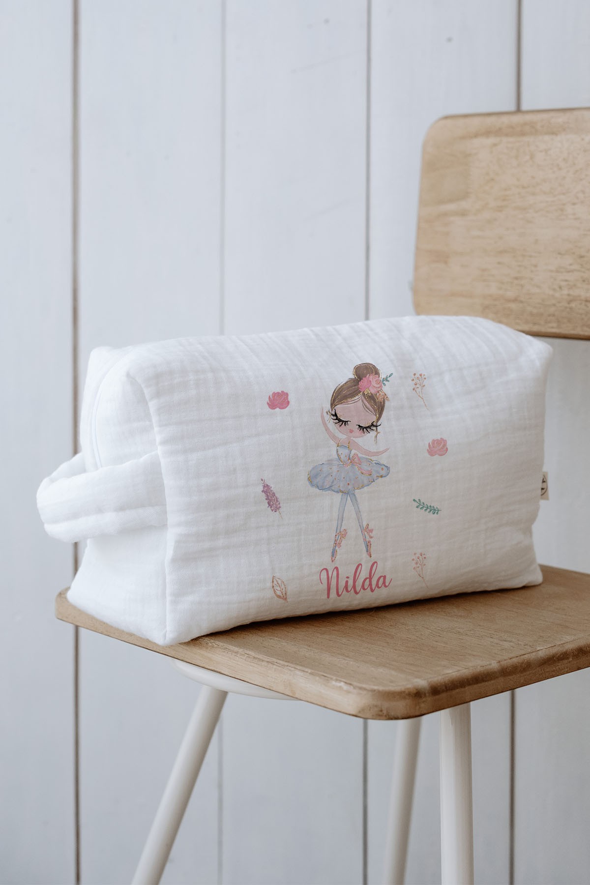 Bebek Bakım Çantası - For Baby - Beyaz Tütülü Balerin