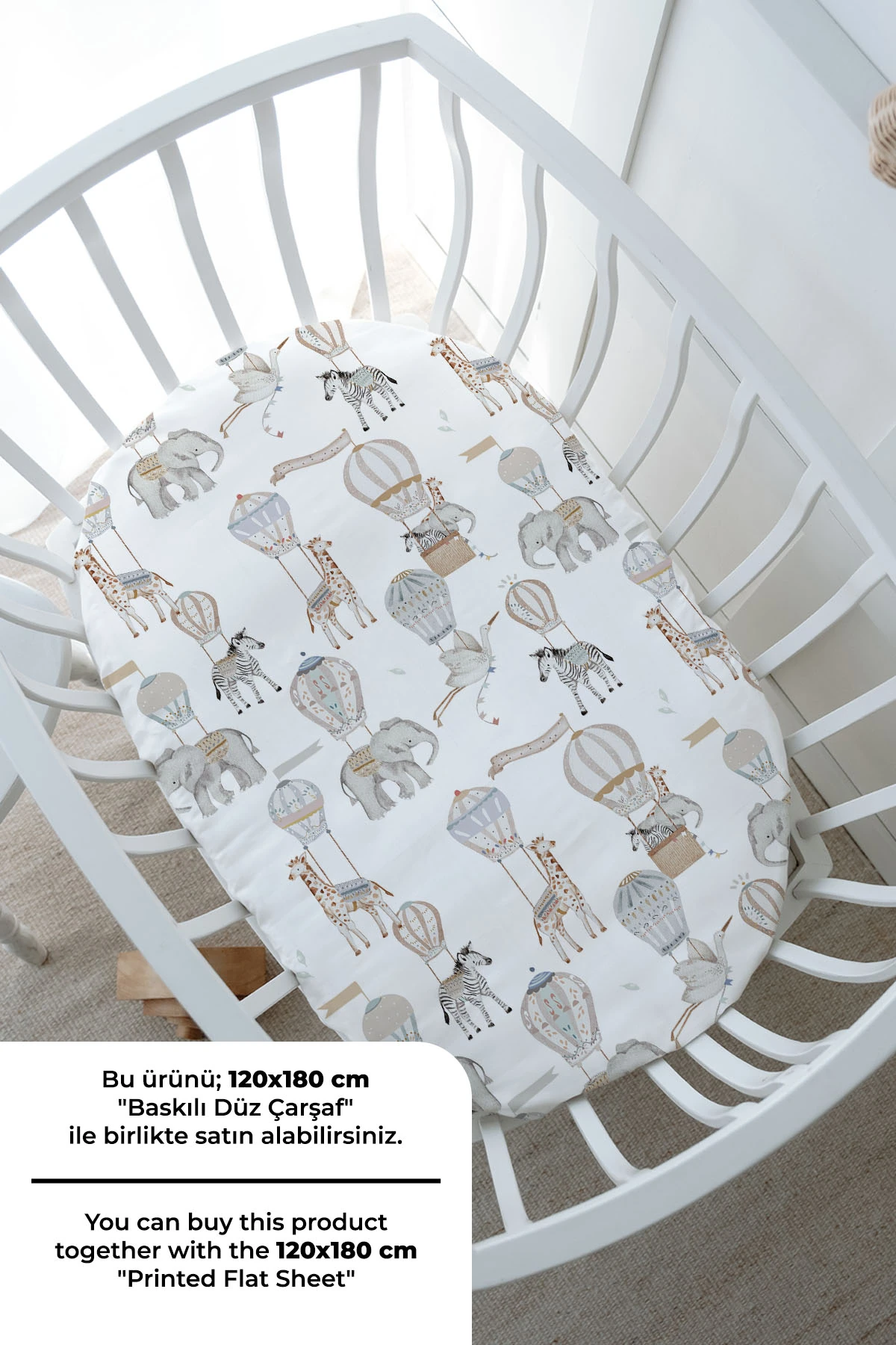 Bebek Boy Nevresim Takımı - Pureline Series - Dreamland Safari