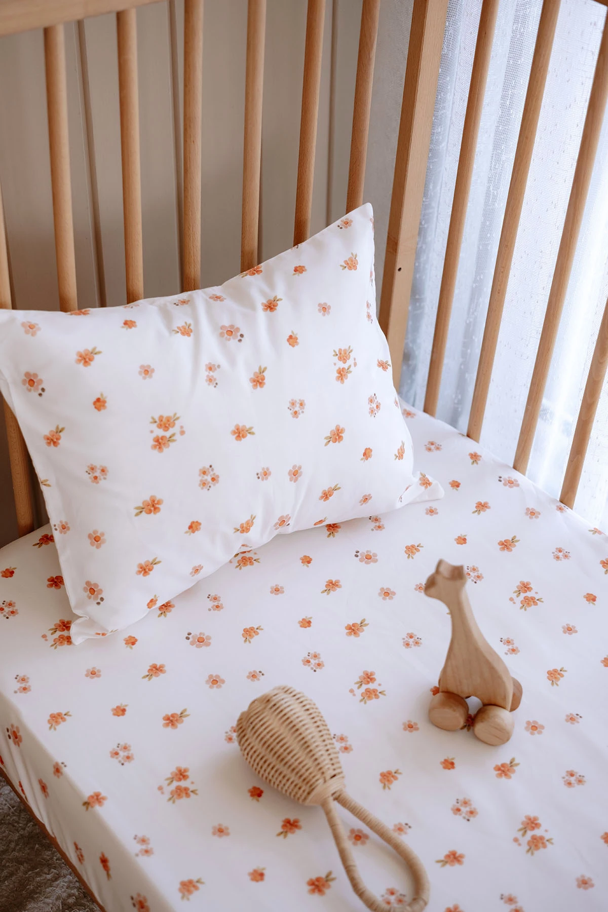 Bebek Boy Lastikli Çarşaf 70 x 110 cm