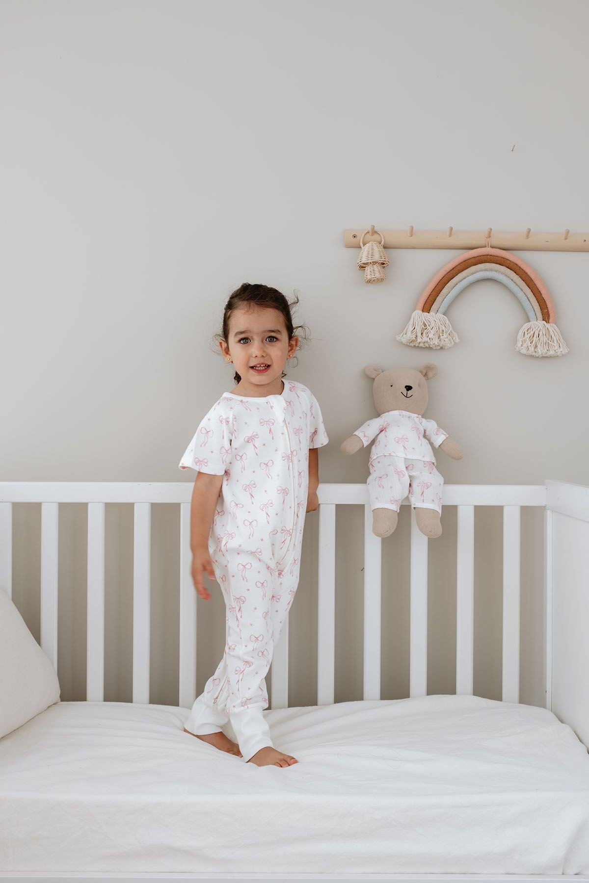 0.5 TOG Yazlık Bebek Ve Çocuk Uyku Tulumu - Pureline Series - Dainty Bows
