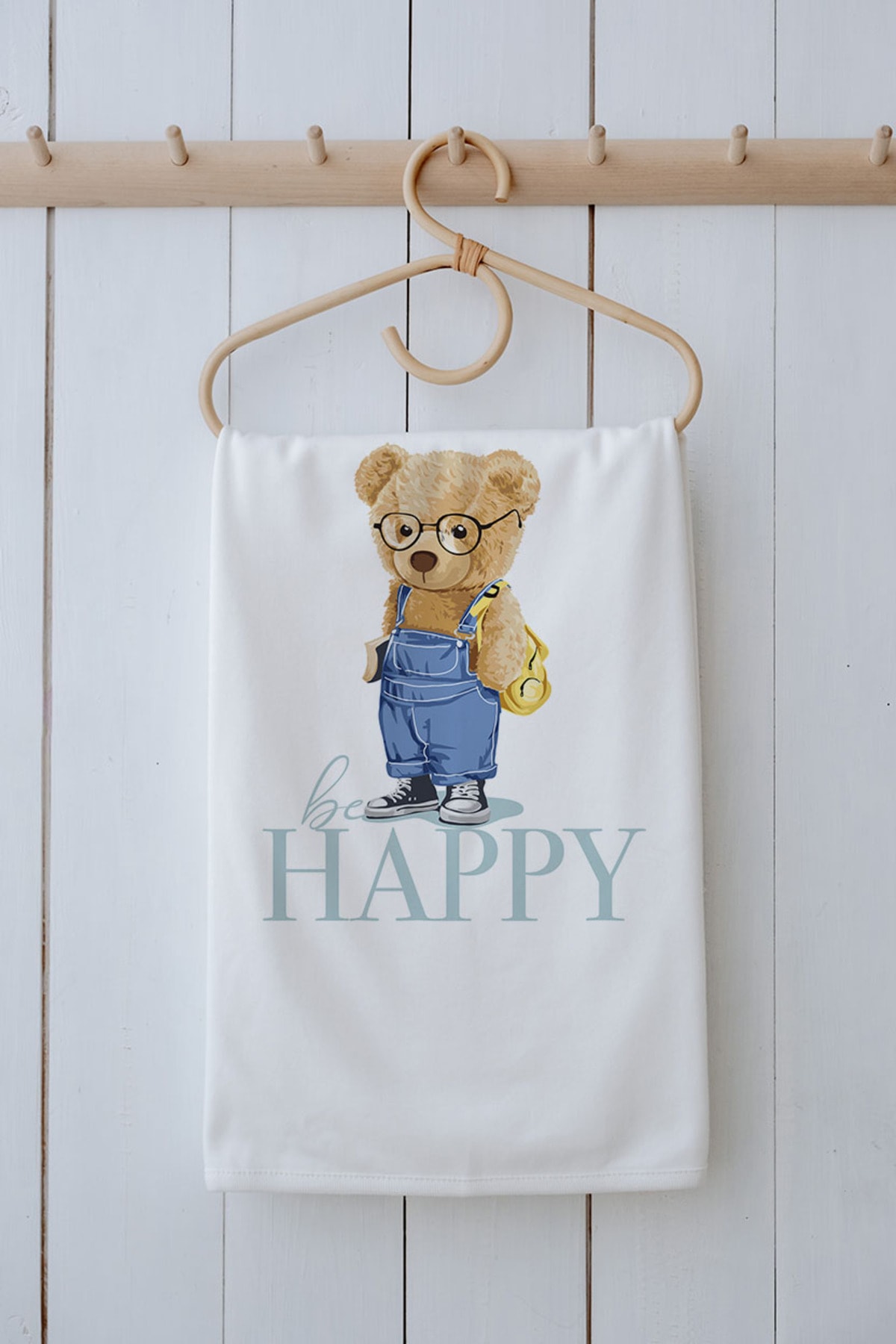 Organik 6'lı Hastane Çıkışı - Pure Baby - Salopetli Ayıcık