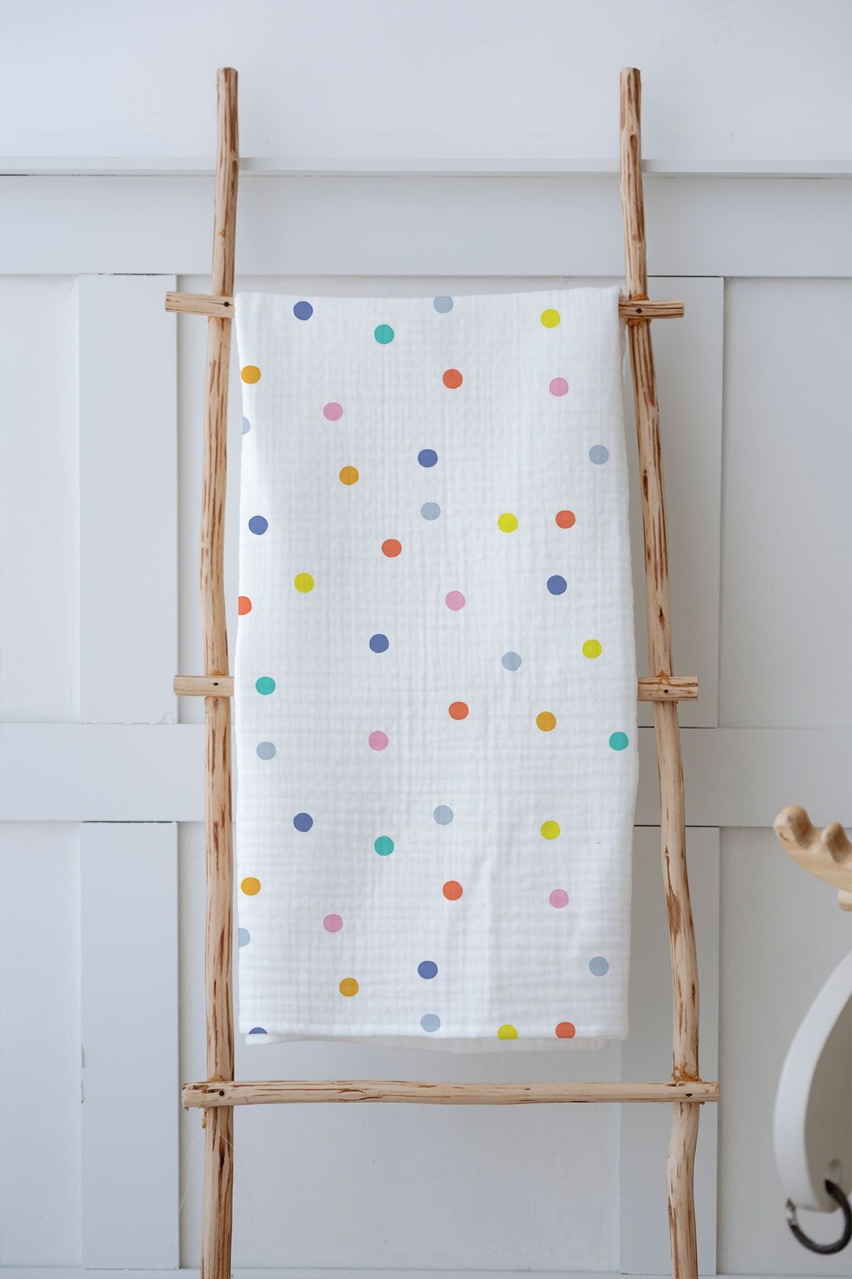 4 Kat Müslin Battaniye (100x120) - Dotty