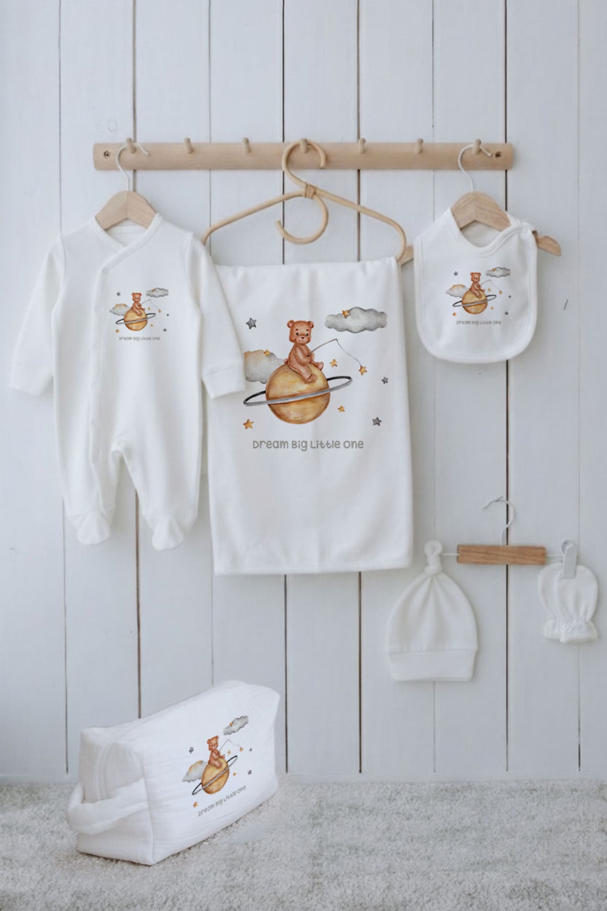 Organik 6'lı Hastane Çıkışı - For Baby - Yıldız Tutan Ayı